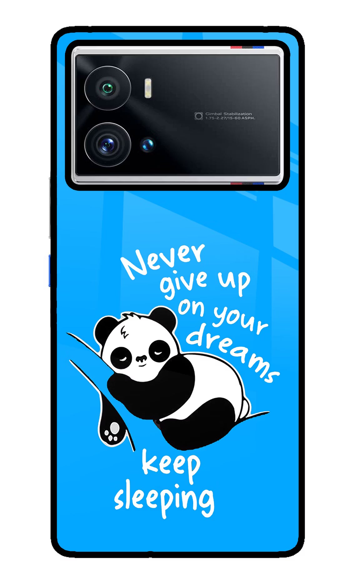 Keep Sleeping iQOO 9 Pro 5G Back Cover - Keep Sleeping iQOO 9 Pro 5G Glass Case Back Cover by Casekaro Keep Sleeping iQOO 9 Pro 5G Glass Case Back Cover by Casekaro