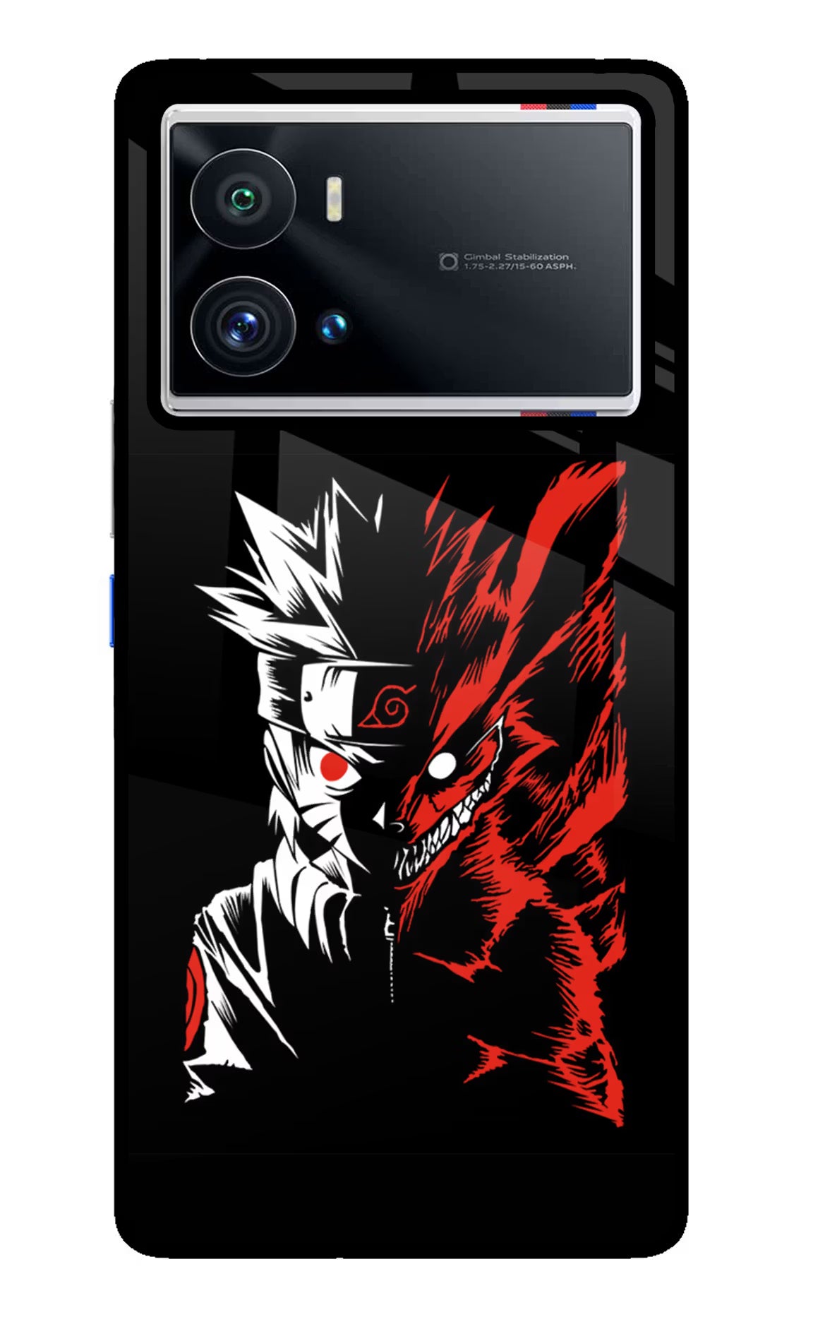 Naruto Two Face iQOO 9 Pro 5G Glass Case - Naruto Two Face iQOO 9 Pro 5G Glass Case Naruto Two Face iQOO 9 Pro 5G Glass Case
