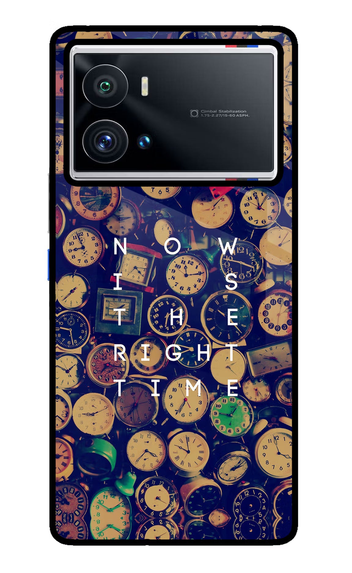 Now is the Right Time Quote iQOO 9 Pro 5G Back Cover - Now is the Right Time Quote iQOO 9 Pro 5G Glass Case Back Cover by Casekaro Now is the Right Time Quote iQOO 9 Pro 5G Glass Case Back Cover by Casekaro