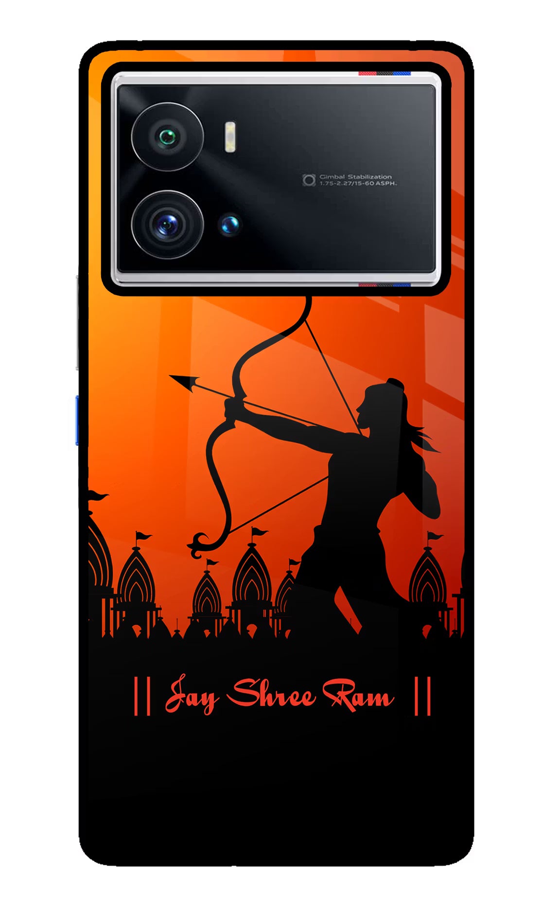 Lord Ram - 4 iQOO 9 Pro 5G Back Cover - Lord Ram - 4 iQOO 9 Pro 5G Glass Case Back Cover by Casekaro Lord Ram - 4 iQOO 9 Pro 5G Glass Case Back Cover by Casekaro