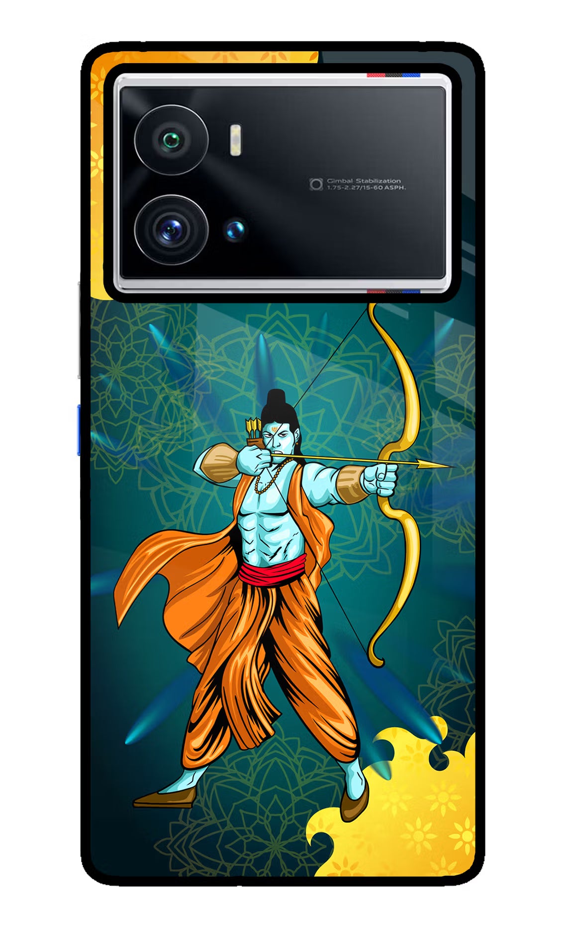 Lord Ram - 6 iQOO 9 Pro 5G Back Cover - Lord Ram - 6 iQOO 9 Pro 5G Glass Case Back Cover by Casekaro Lord Ram - 6 iQOO 9 Pro 5G Glass Case Back Cover by Casekaro