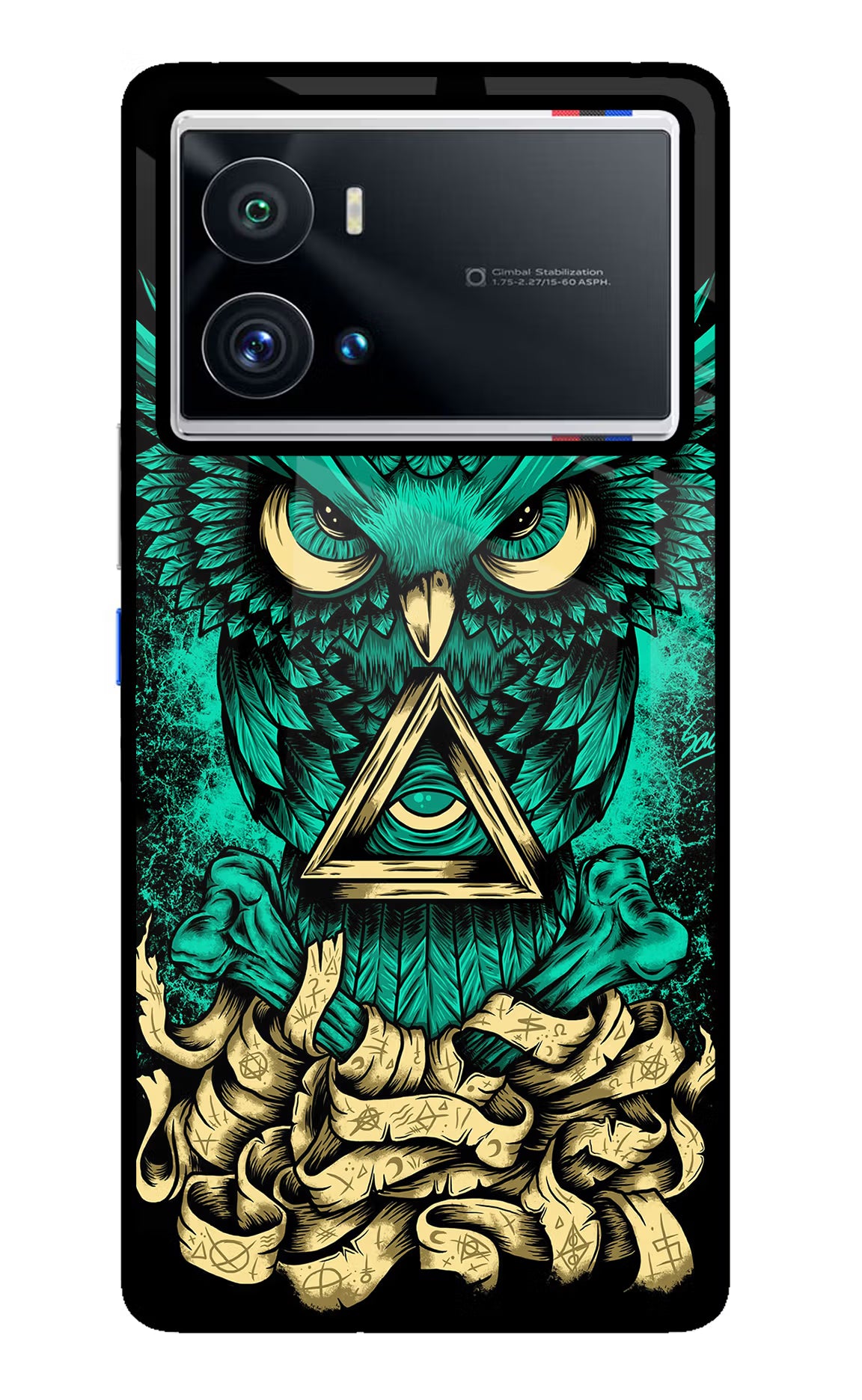 Green Owl iQOO 9 Pro 5G Glass Case - Green Owl iQOO 9 Pro 5G Glass Case Green Owl iQOO 9 Pro 5G Glass Case