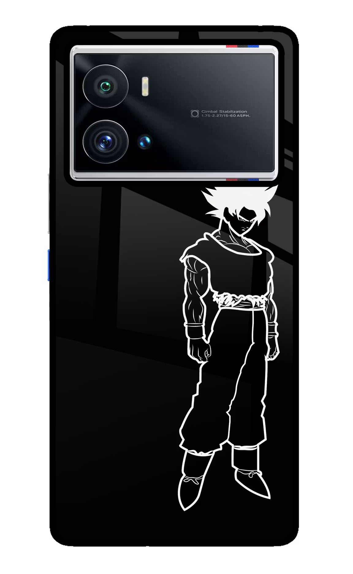 DBS Character iQOO 9 Pro 5G Back Cover - DBS Character iQOO 9 Pro 5G Glass Case Back Cover by Casekaro DBS Character iQOO 9 Pro 5G Glass Case Back Cover by Casekaro
