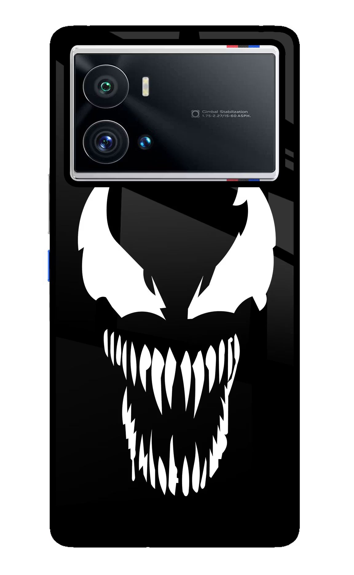 Venom iQOO 9 Pro 5G Back Cover - Venom iQOO 9 Pro 5G Glass Case Back Cover by Casekaro Venom iQOO 9 Pro 5G Glass Case Back Cover by Casekaro