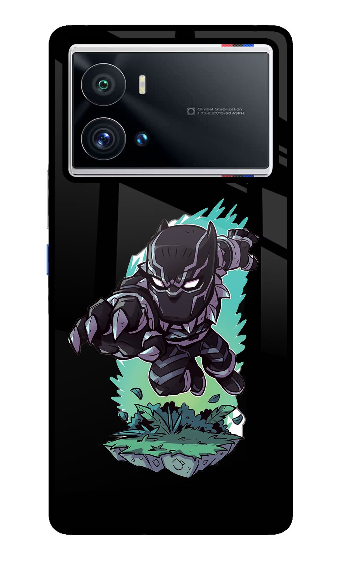 Black Panther iQOO 9 Pro 5G Back Cover - Black Panther iQOO 9 Pro 5G Glass Case Back Cover by Casekaro Black Panther iQOO 9 Pro 5G Glass Case Back Cover by Casekaro