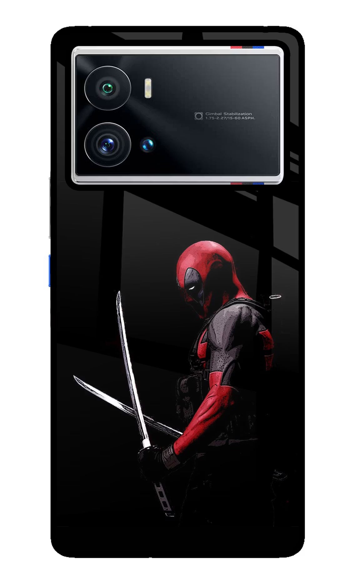 Deadpool iQOO 9 Pro 5G Glass Case - Deadpool iQOO 9 Pro 5G Glass Case Deadpool iQOO 9 Pro 5G Glass Case