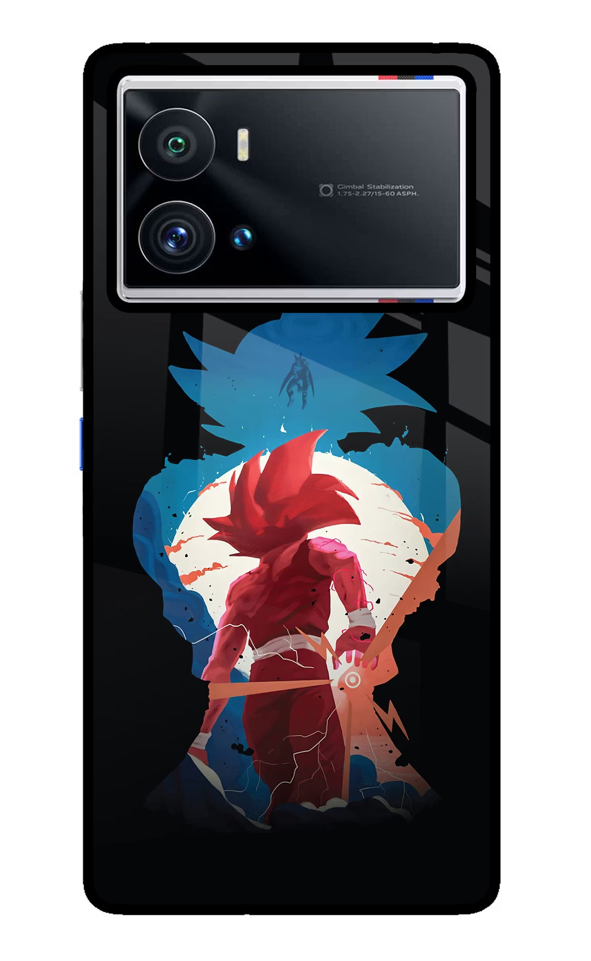 Goku iQOO 9 Pro 5G Back Cover - Goku iQOO 9 Pro 5G Glass Case Back Cover by Casekaro Goku iQOO 9 Pro 5G Glass Case Back Cover by Casekaro