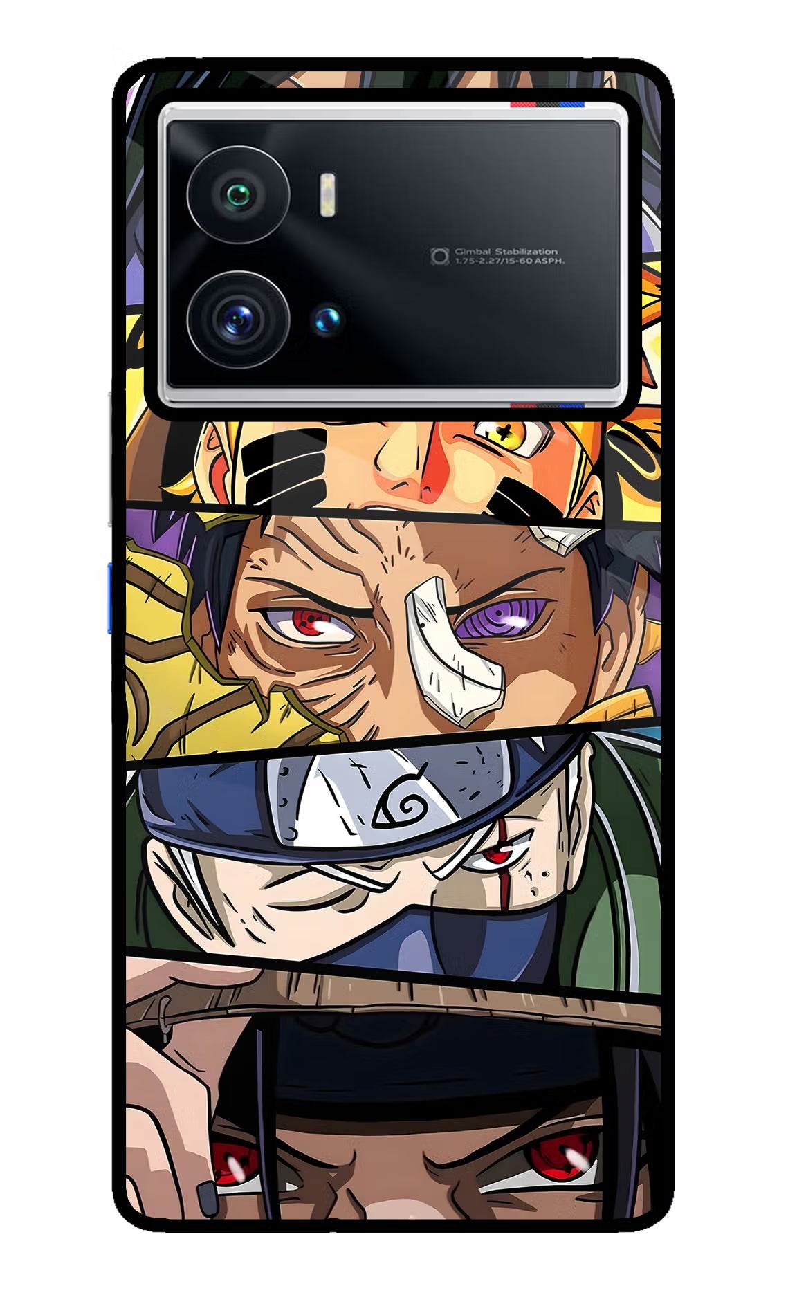 Naruto Character iQOO 9 Pro 5G Glass Case - Naruto Character iQOO 9 Pro 5G Glass Case Naruto Character iQOO 9 Pro 5G Glass Case
