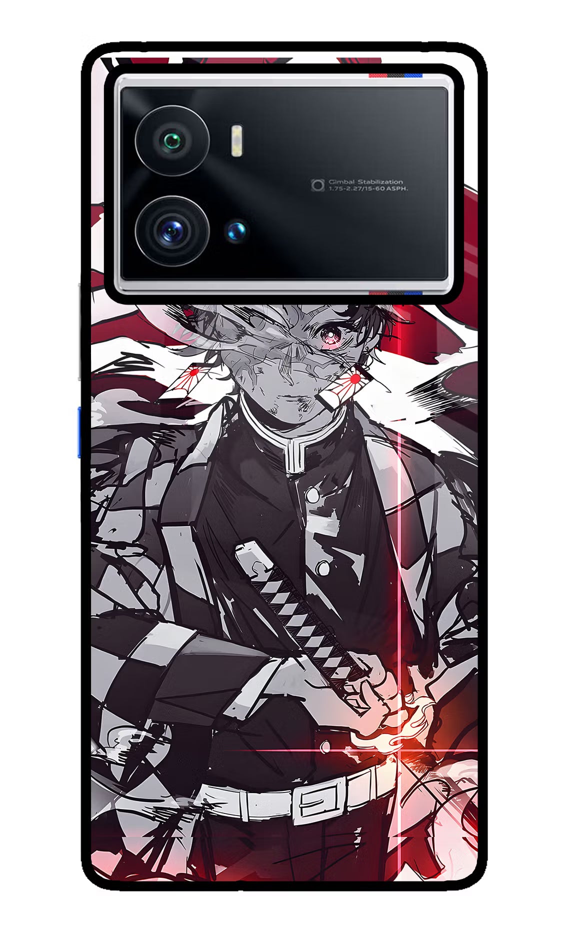 Demon Slayer iQOO 9 Pro 5G Glass Case - Demon Slayer iQOO 9 Pro 5G Glass Case Demon Slayer iQOO 9 Pro 5G Glass Case