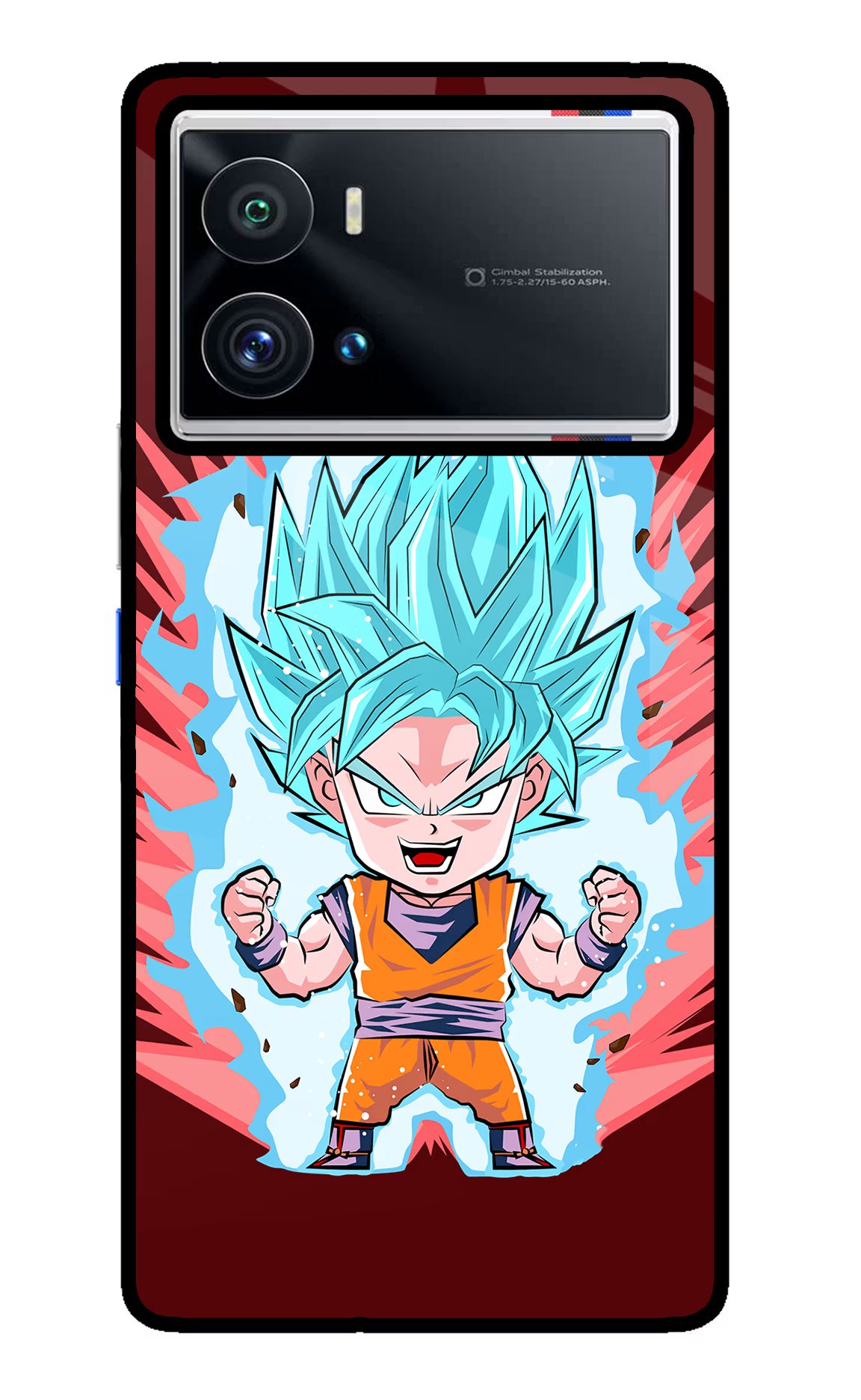 Goku Little iQOO 9 Pro 5G Back Cover - Goku Little iQOO 9 Pro 5G Glass Case Back Cover by Casekaro Goku Little iQOO 9 Pro 5G Glass Case Back Cover by Casekaro