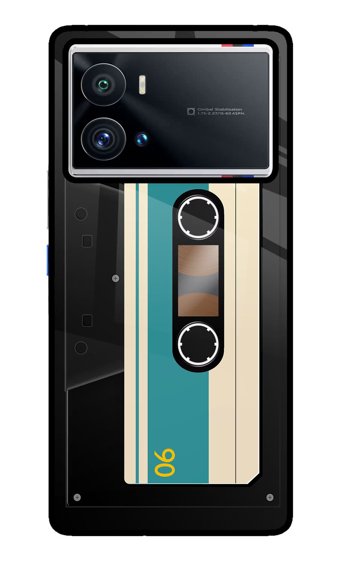 Cassette iQOO 9 Pro 5G Back Cover - Cassette iQOO 9 Pro 5G Glass Case Back Cover by Casekaro Cassette iQOO 9 Pro 5G Glass Case Back Cover by Casekaro