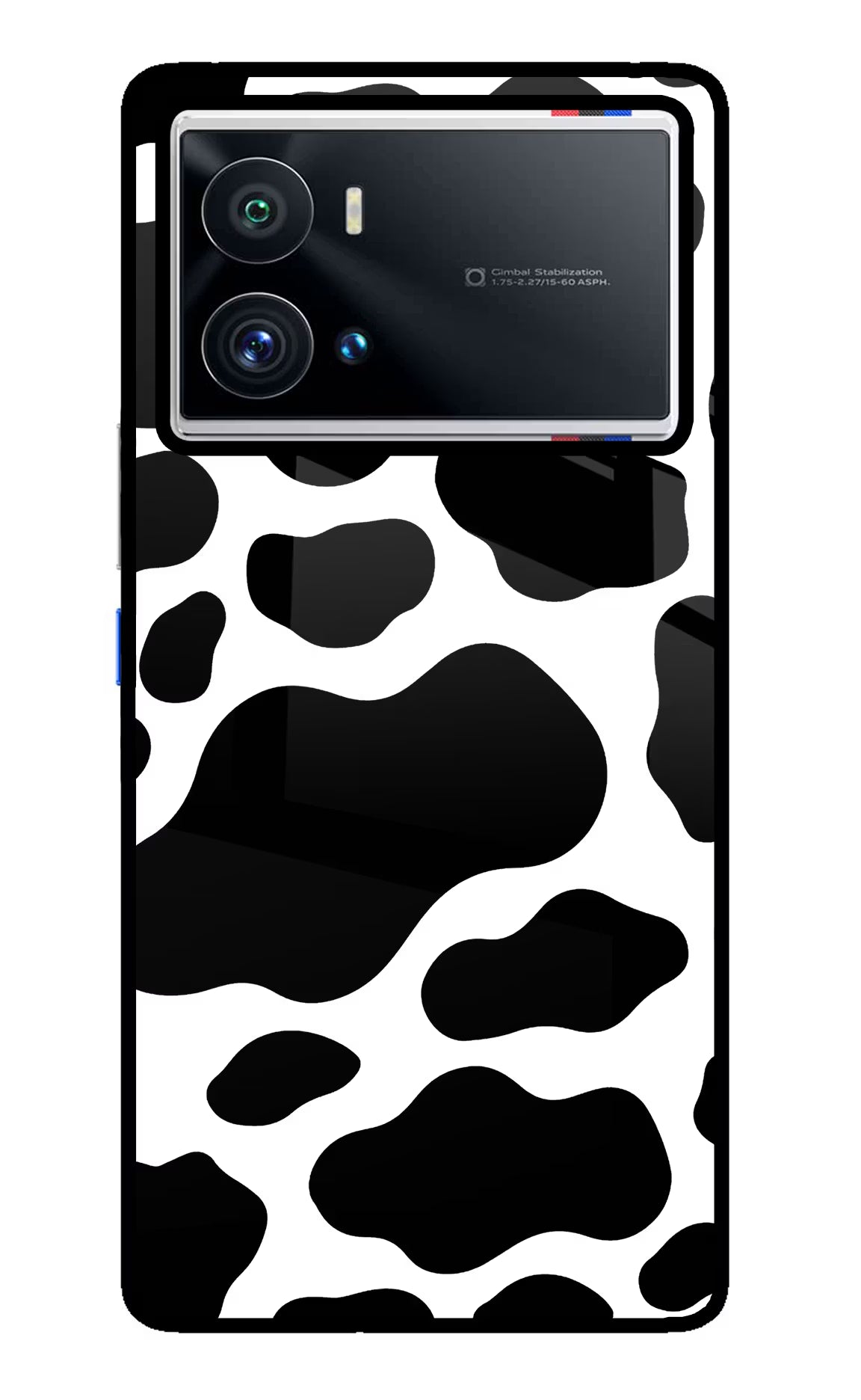 Cow Spots iQOO 9 Pro 5G Glass Case - Cow Spots iQOO 9 Pro 5G Glass Case Cow Spots iQOO 9 Pro 5G Glass Case