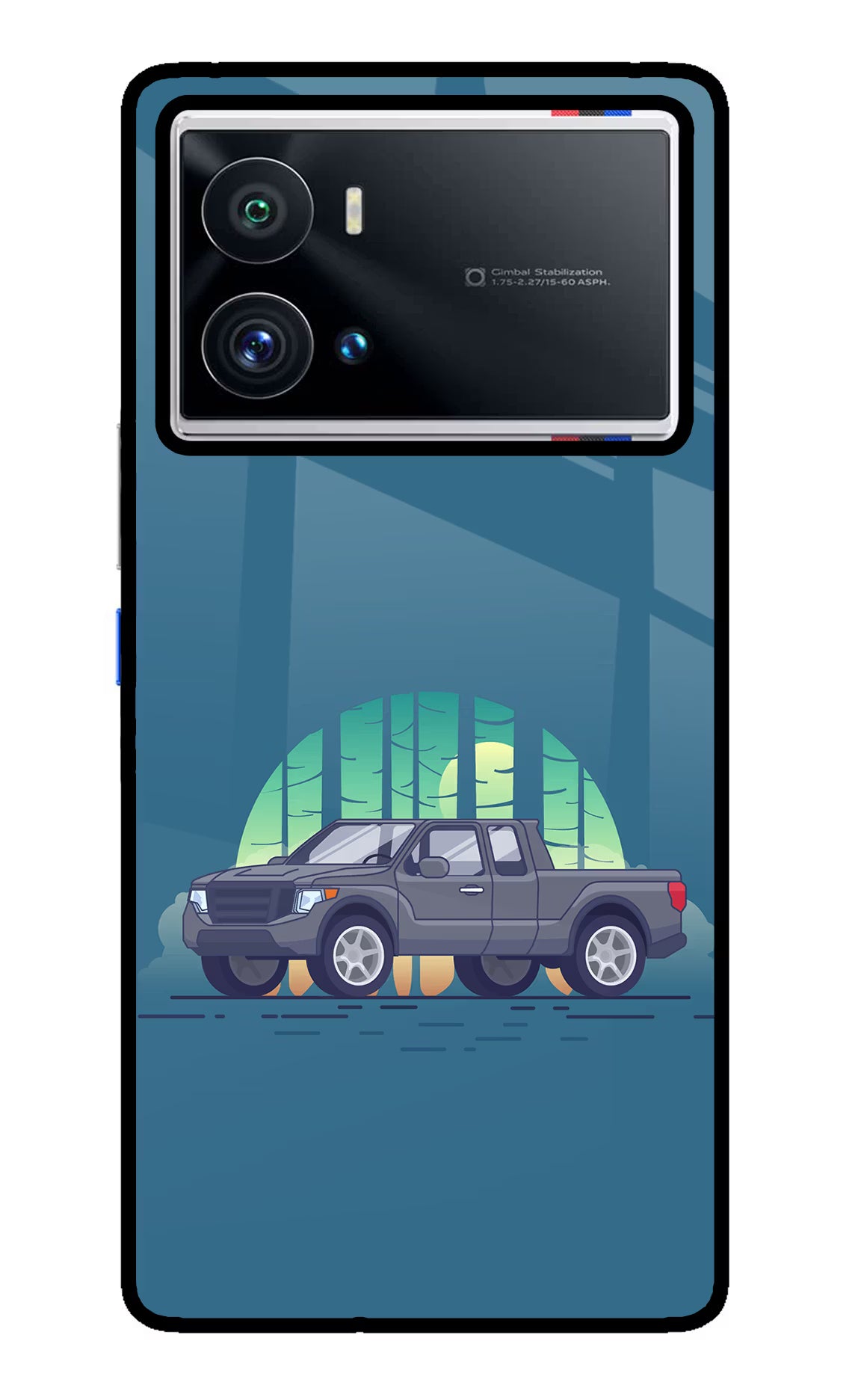 Retro Garage Vibe iQOO 9 Pro 5G Back Cover - Retro Garage Vibe iQOO 9 Pro 5G Glass Case Back Cover by Casekaro Retro Garage Vibe iQOO 9 Pro 5G Glass Case Back Cover by Casekaro