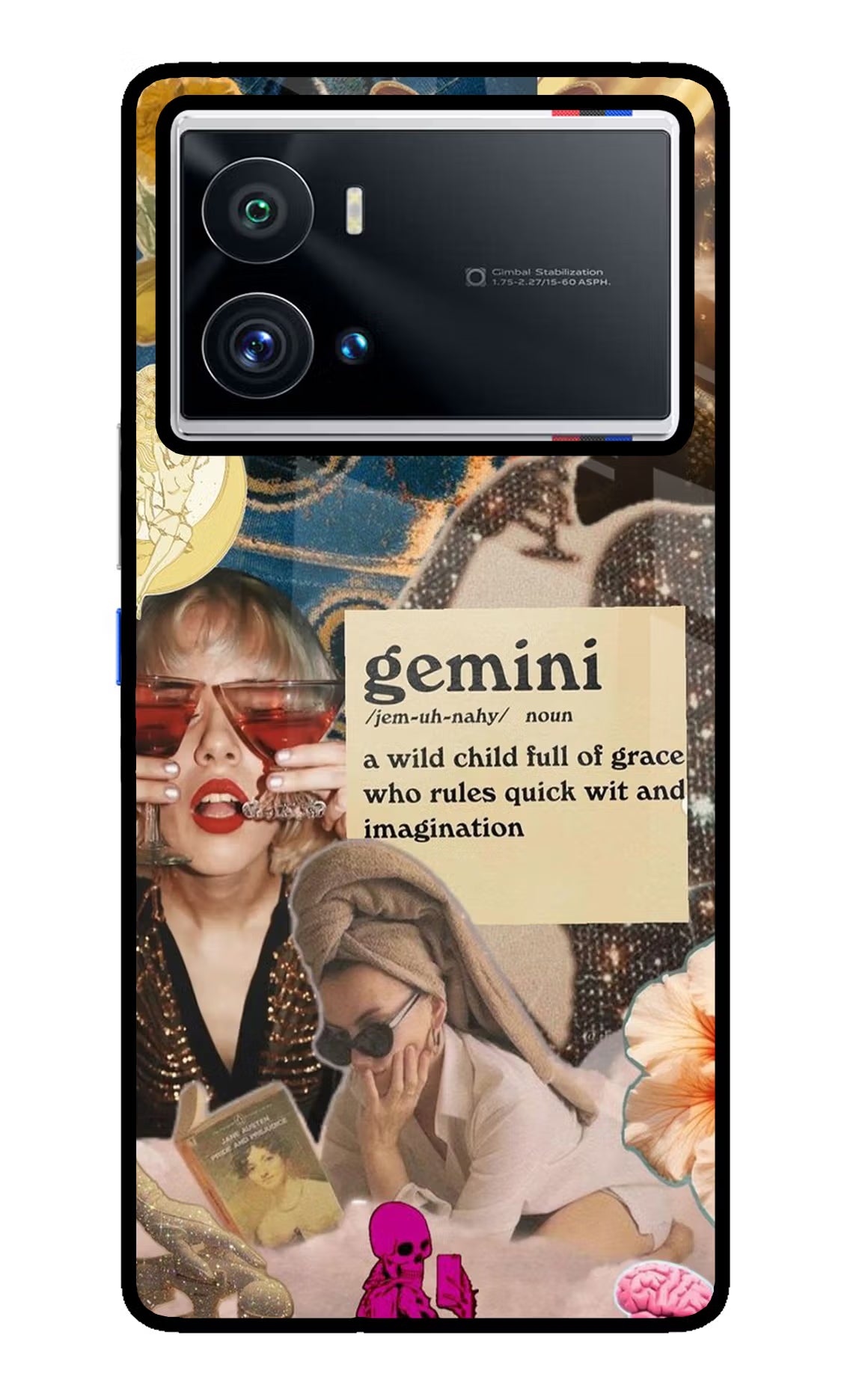 Gemini Zodiac iQOO 9 Pro 5G Back Cover - Gemini Zodiac iQOO 9 Pro 5G Glass Case Back Cover by Casekaro Gemini Zodiac iQOO 9 Pro 5G Glass Case Back Cover by Casekaro