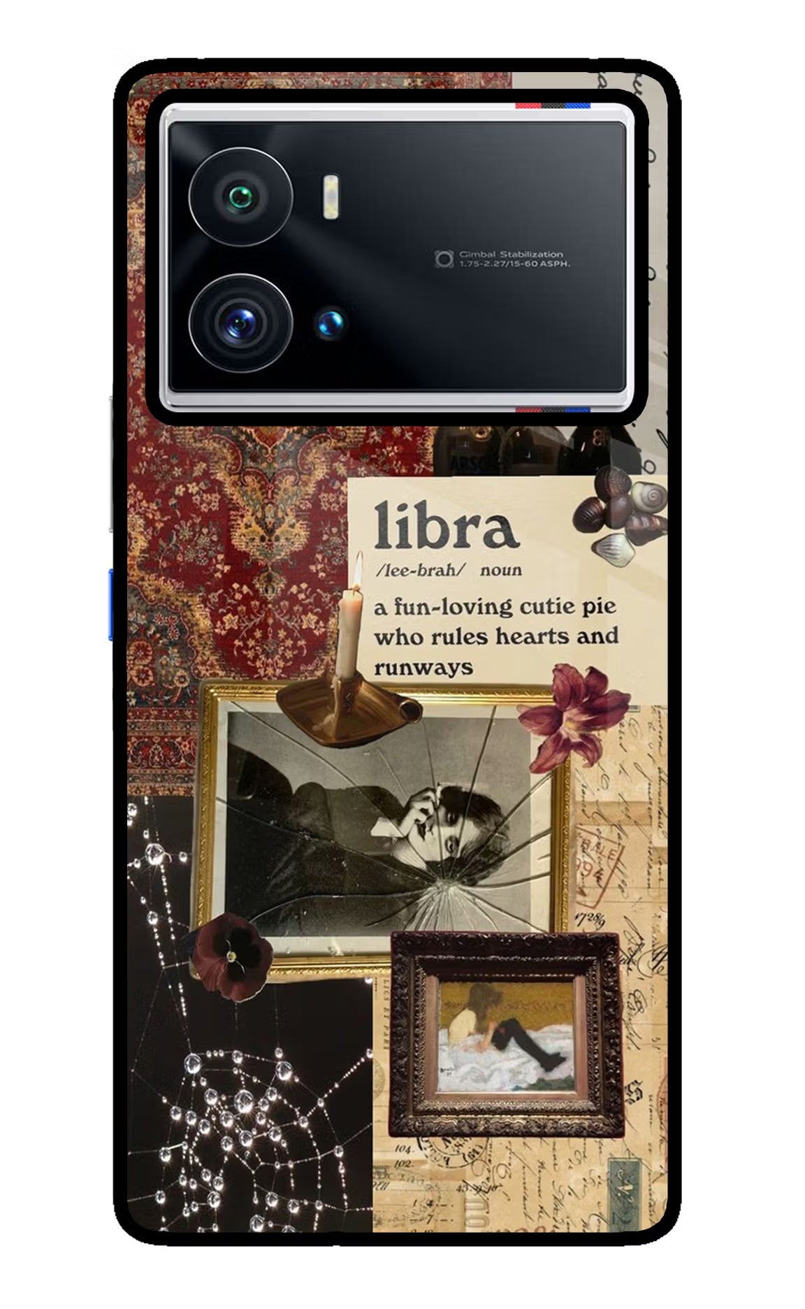 Libra Zodiac iQOO 9 Pro 5G Glass Case - Libra Zodiac iQOO 9 Pro 5G Glass Case Libra Zodiac iQOO 9 Pro 5G Glass Case