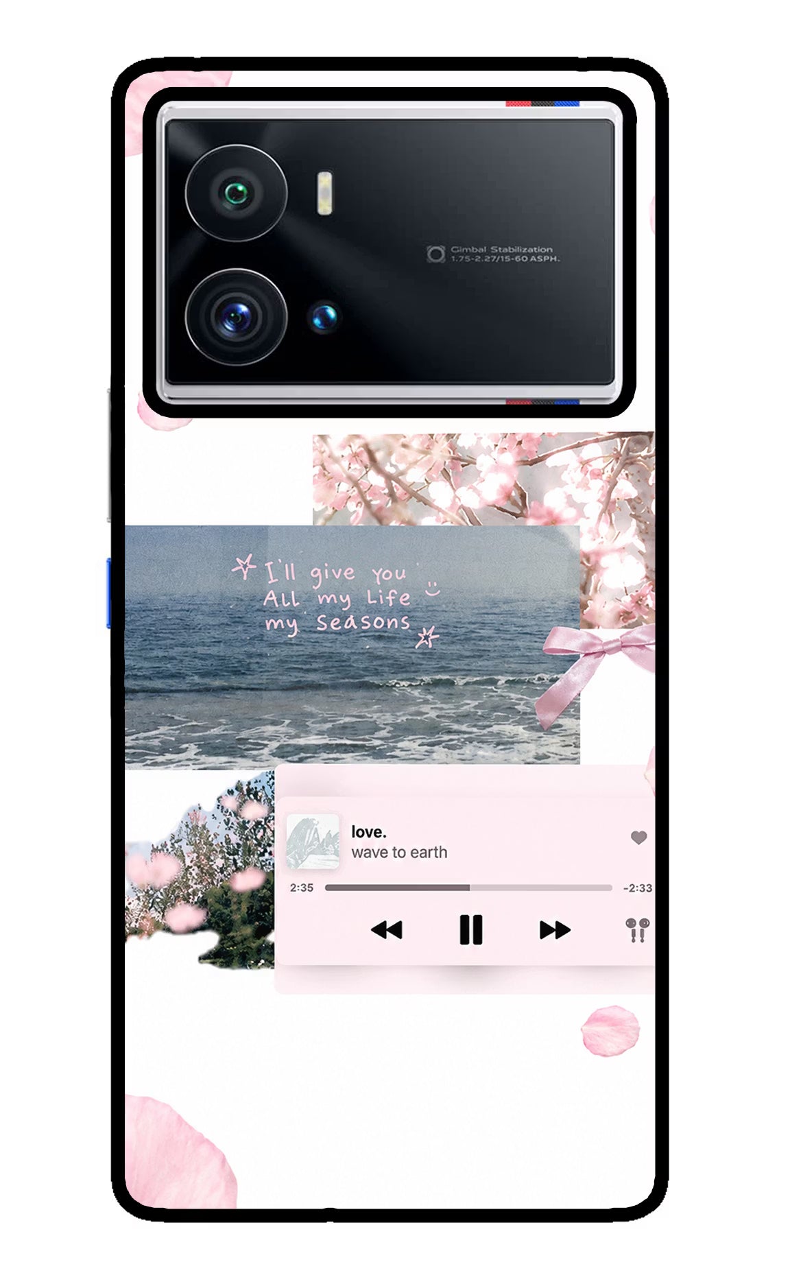 Wave to earth iQOO 9 Pro 5G Glass Case - Wave to earth iQOO 9 Pro 5G Glass Case Wave to earth iQOO 9 Pro 5G Glass Case