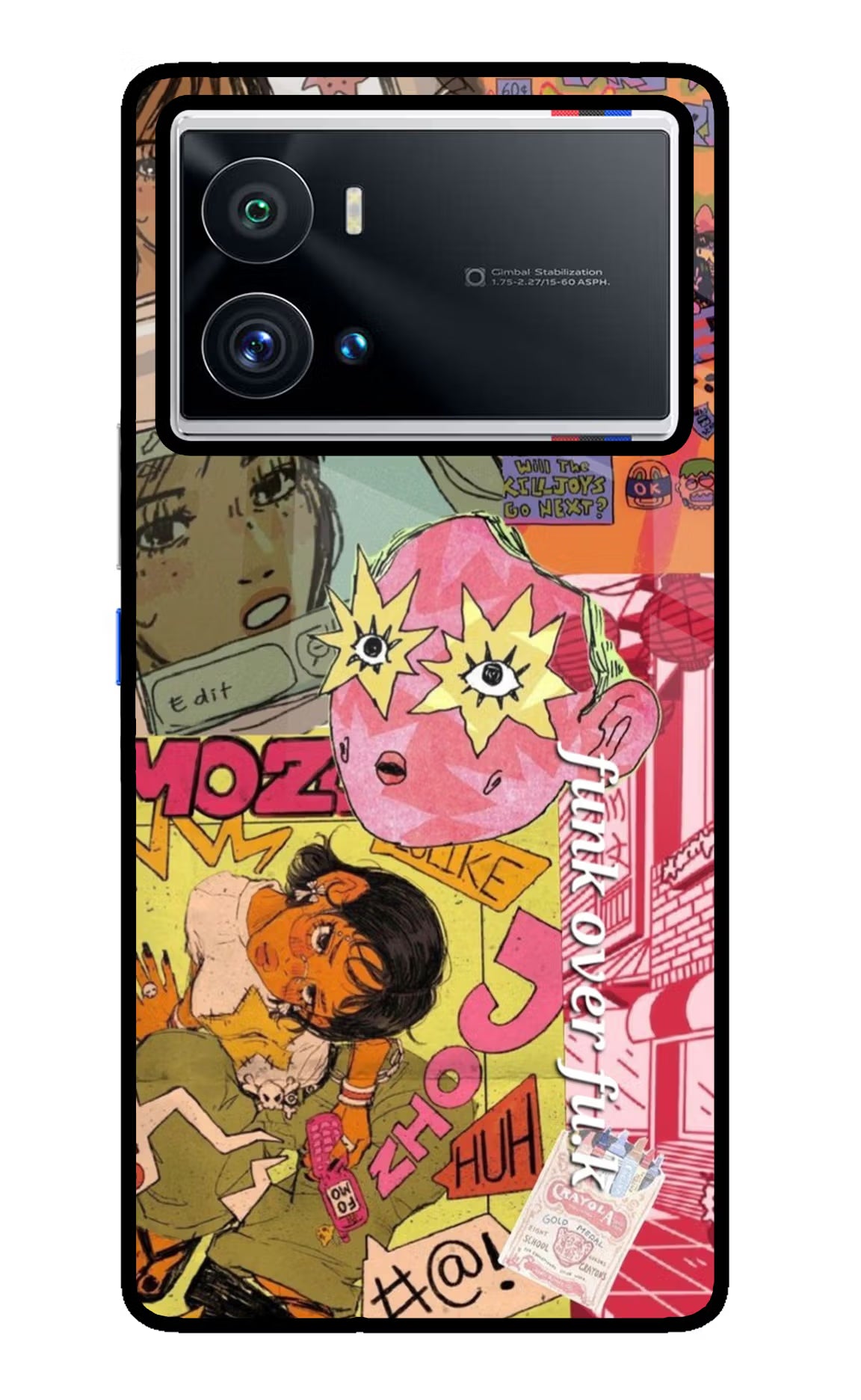 Funkover iQOO 9 Pro 5G Back Cover - Funkover iQOO 9 Pro 5G Glass Case Back Cover by Casekaro Funkover iQOO 9 Pro 5G Glass Case Back Cover by Casekaro