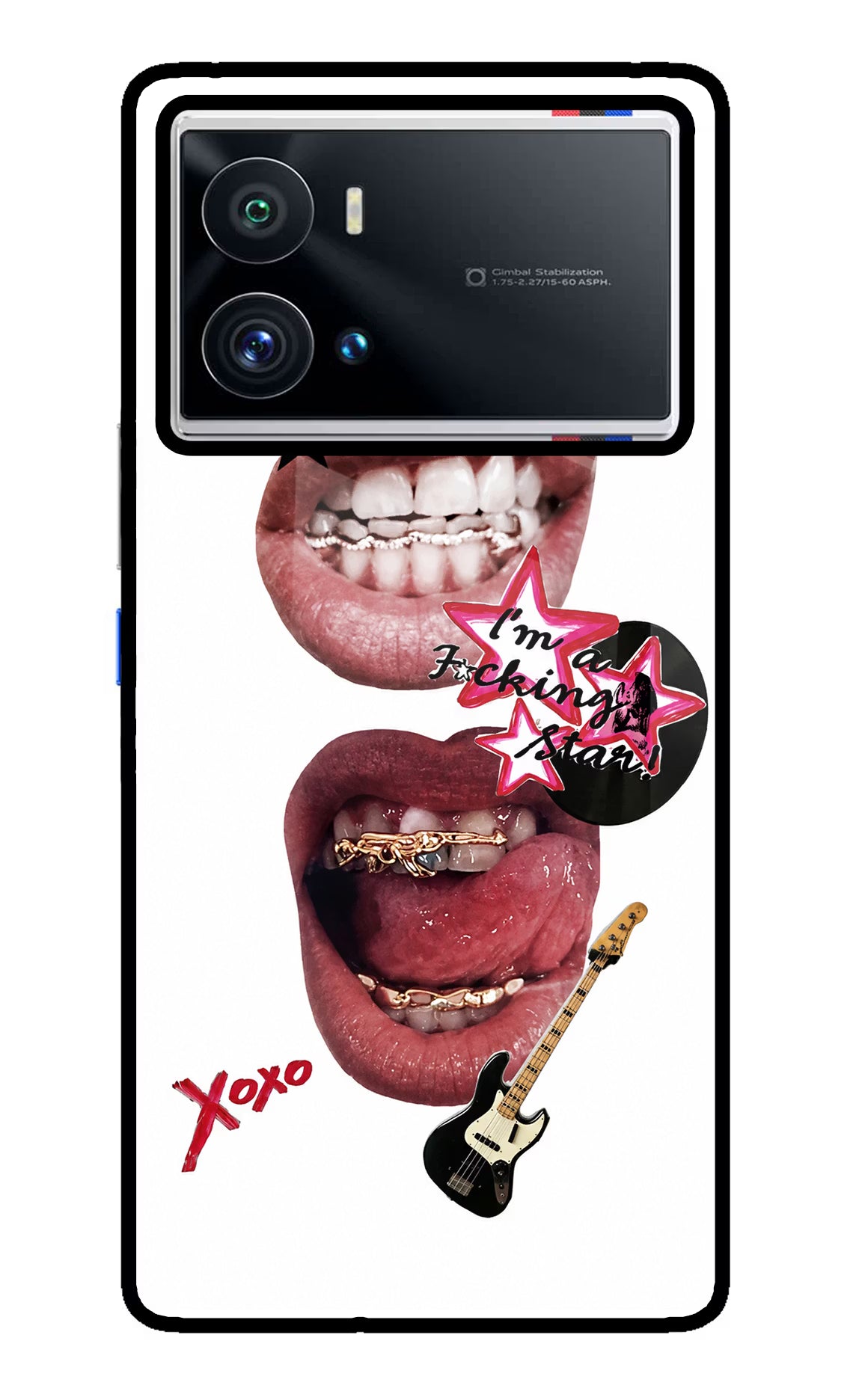 Rockstar iQOO 9 Pro 5G Glass Case - Rockstar iQOO 9 Pro 5G Glass Case Rockstar iQOO 9 Pro 5G Glass Case