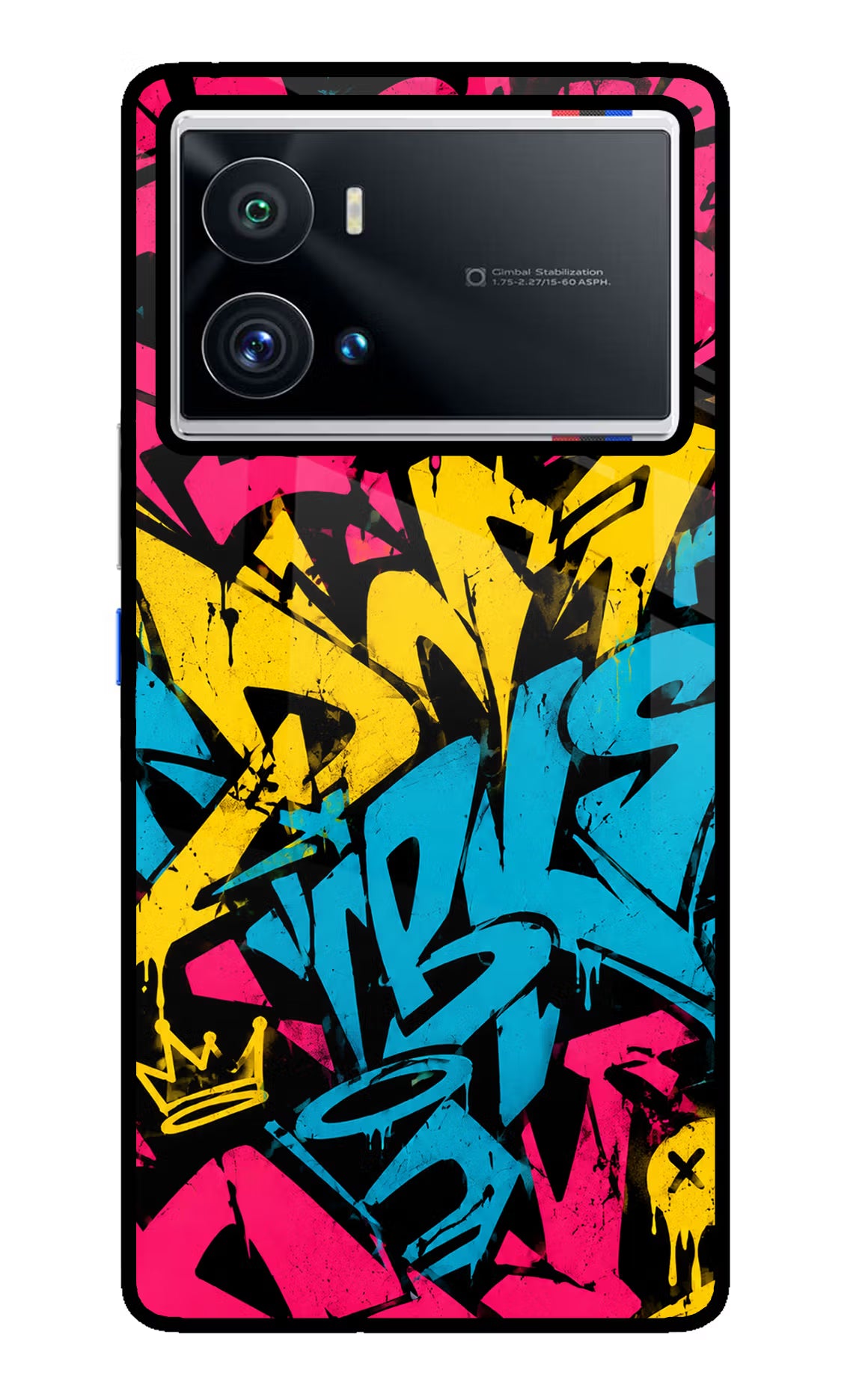 Graffiti Vibe iQOO 9 Pro 5G Glass Case - Graffiti Vibe iQOO 9 Pro 5G Glass Case Graffiti Vibe iQOO 9 Pro 5G Glass Case