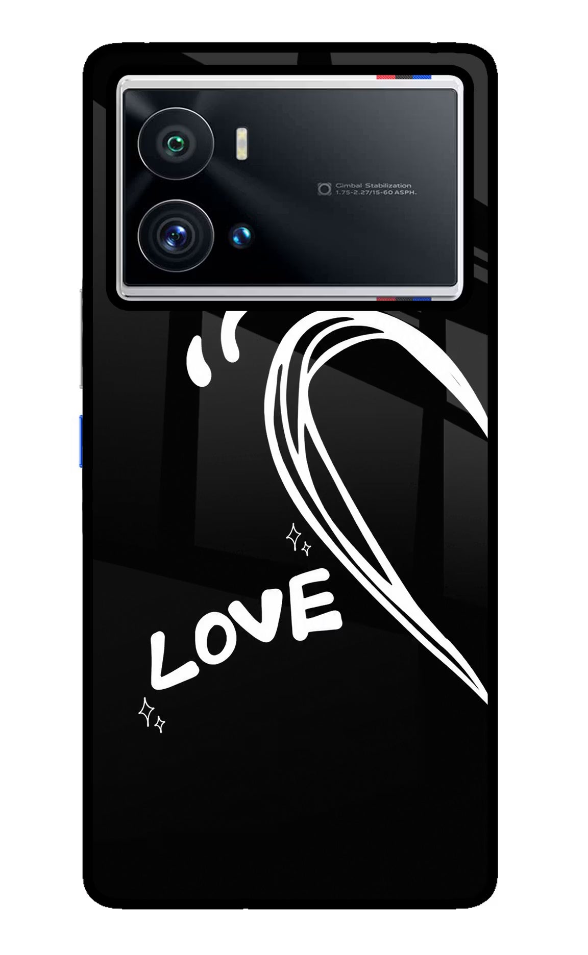 Love Line iQOO 9 Pro 5G Glass Case - Love Line iQOO 9 Pro 5G Glass Case Love Line iQOO 9 Pro 5G Glass Case
