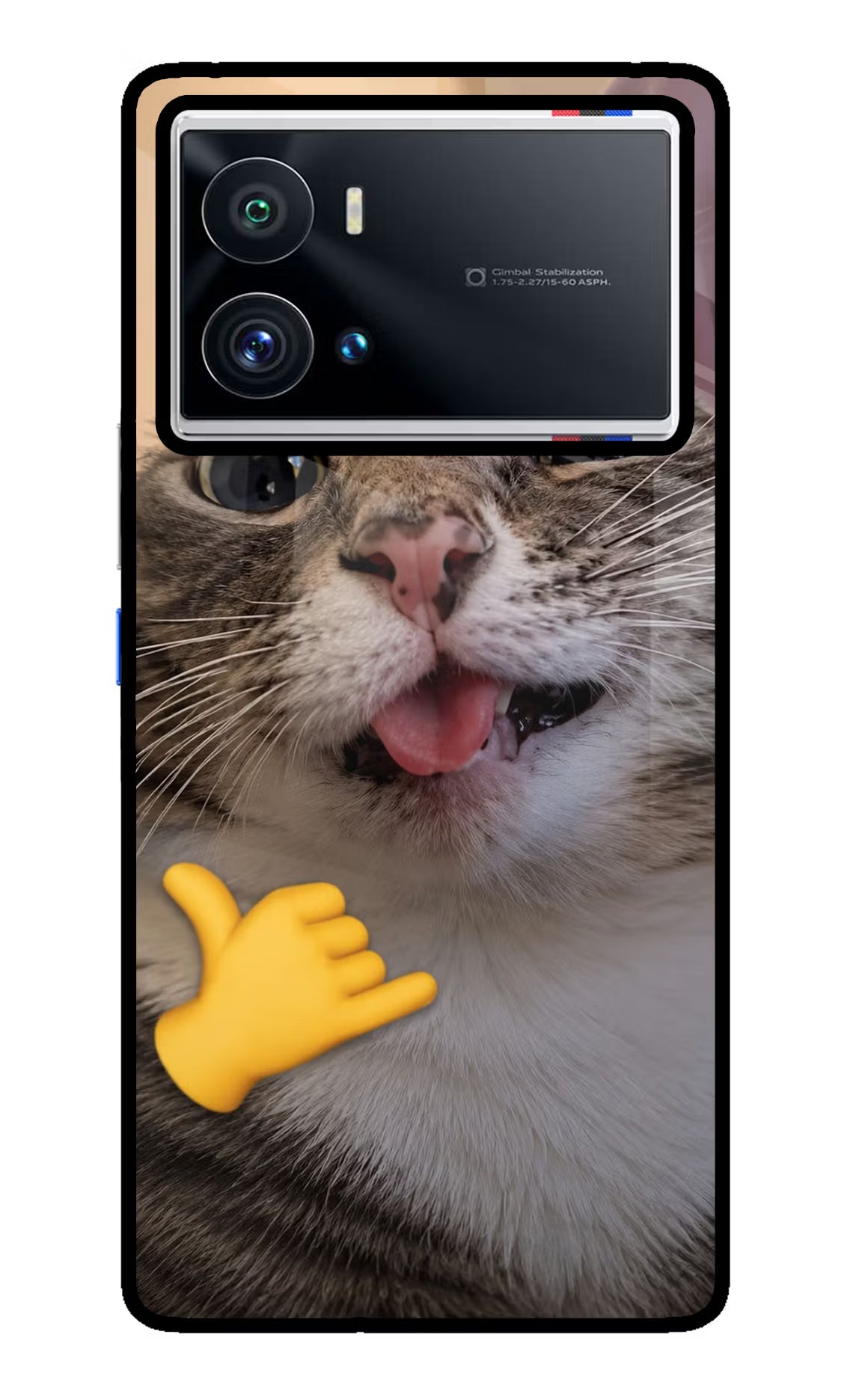 Silly Cat Call iQOO 9 Pro 5G Glass Case - Silly Cat Call iQOO 9 Pro 5G Glass Case Silly Cat Call iQOO 9 Pro 5G Glass Case