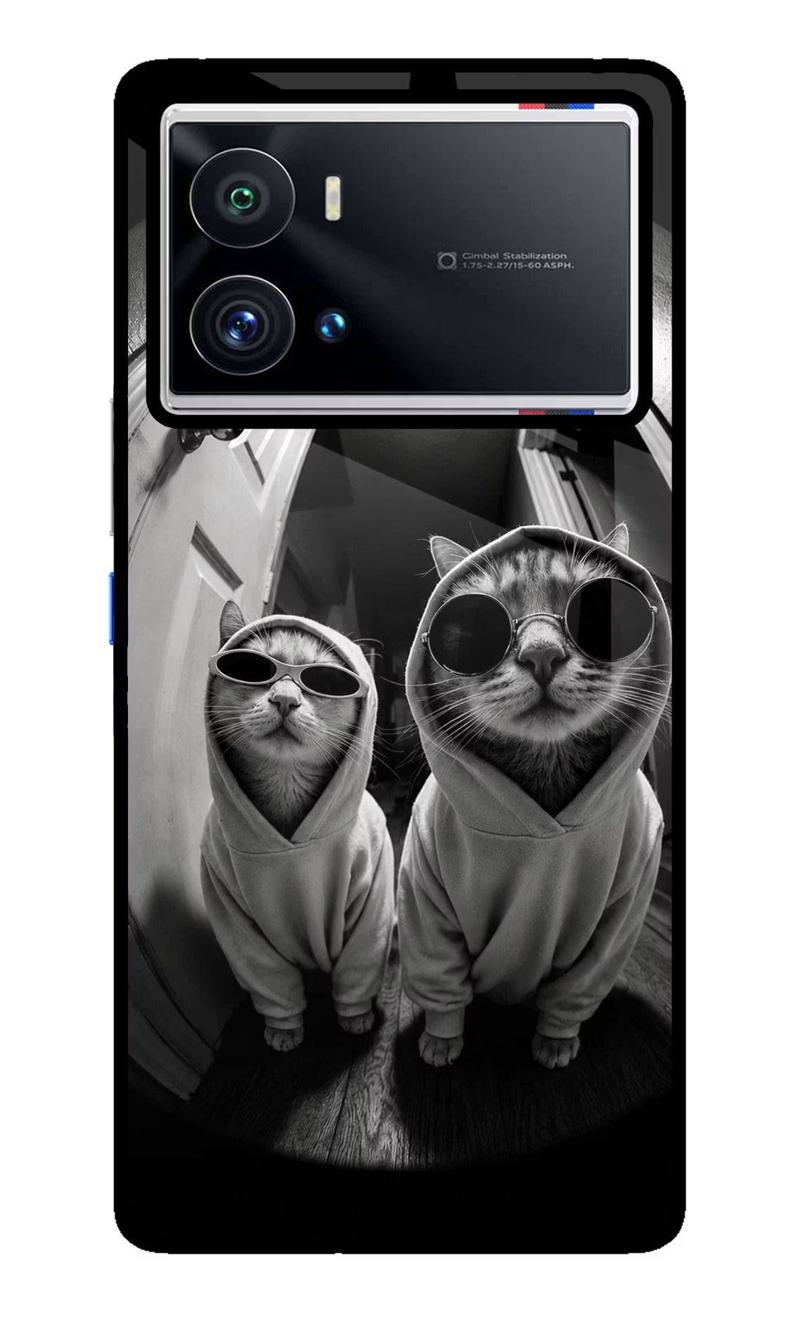 Hood Cats iQOO 9 Pro 5G Glass Case - Hood Cats iQOO 9 Pro 5G Glass Case Hood Cats iQOO 9 Pro 5G Glass Case
