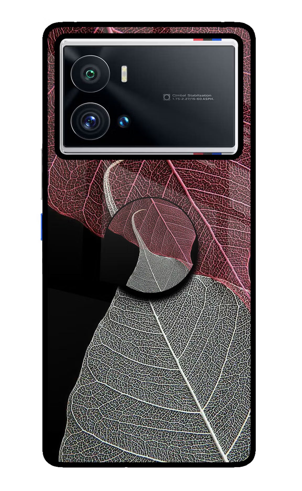 Leaf Pattern iQOO 9 Pro 5G Pop Case - Leaf Pattern iQOO 9 Pro 5G Pop Case by Casekaro Leaf Pattern iQOO 9 Pro 5G Pop Case by Casekaro