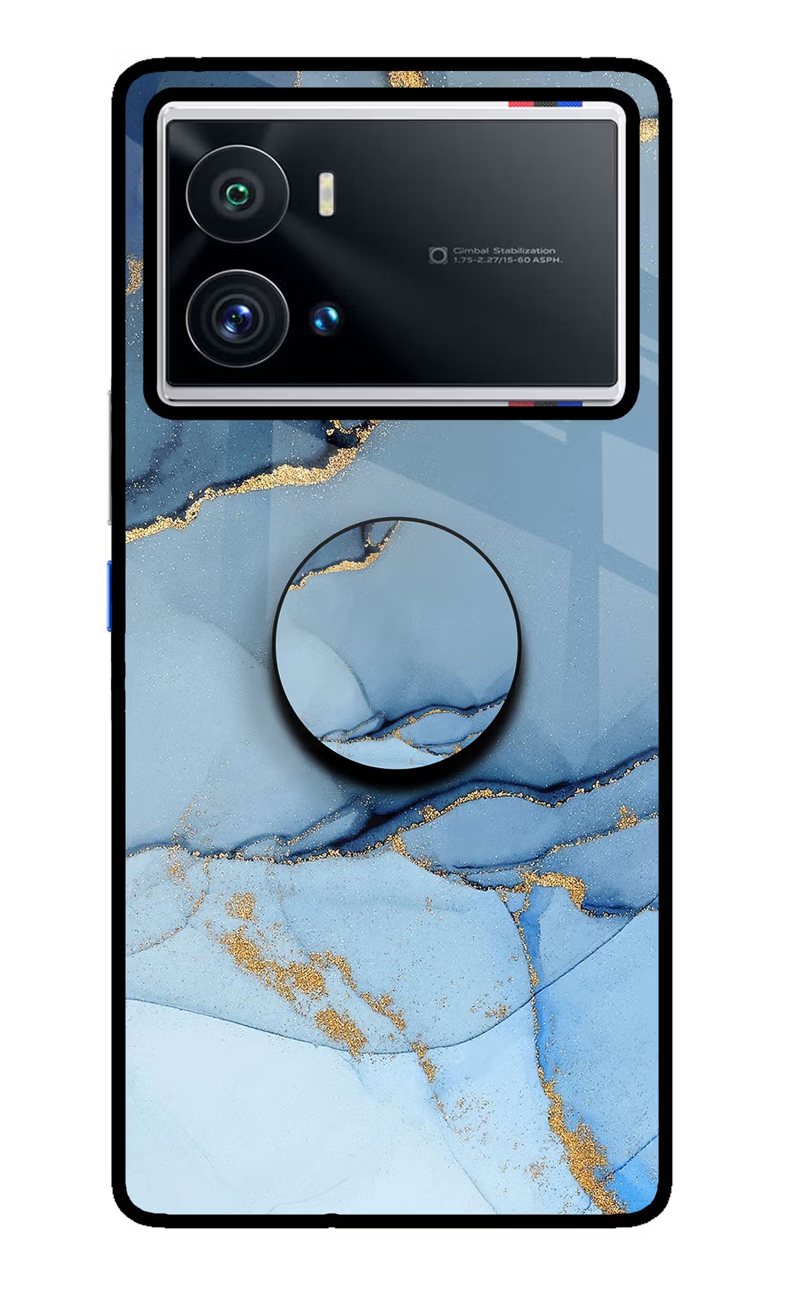 Blue Marble iQOO 9 Pro 5G Pop Case - Blue Marble iQOO 9 Pro 5G Pop Case by Casekaro Blue Marble iQOO 9 Pro 5G Pop Case by Casekaro