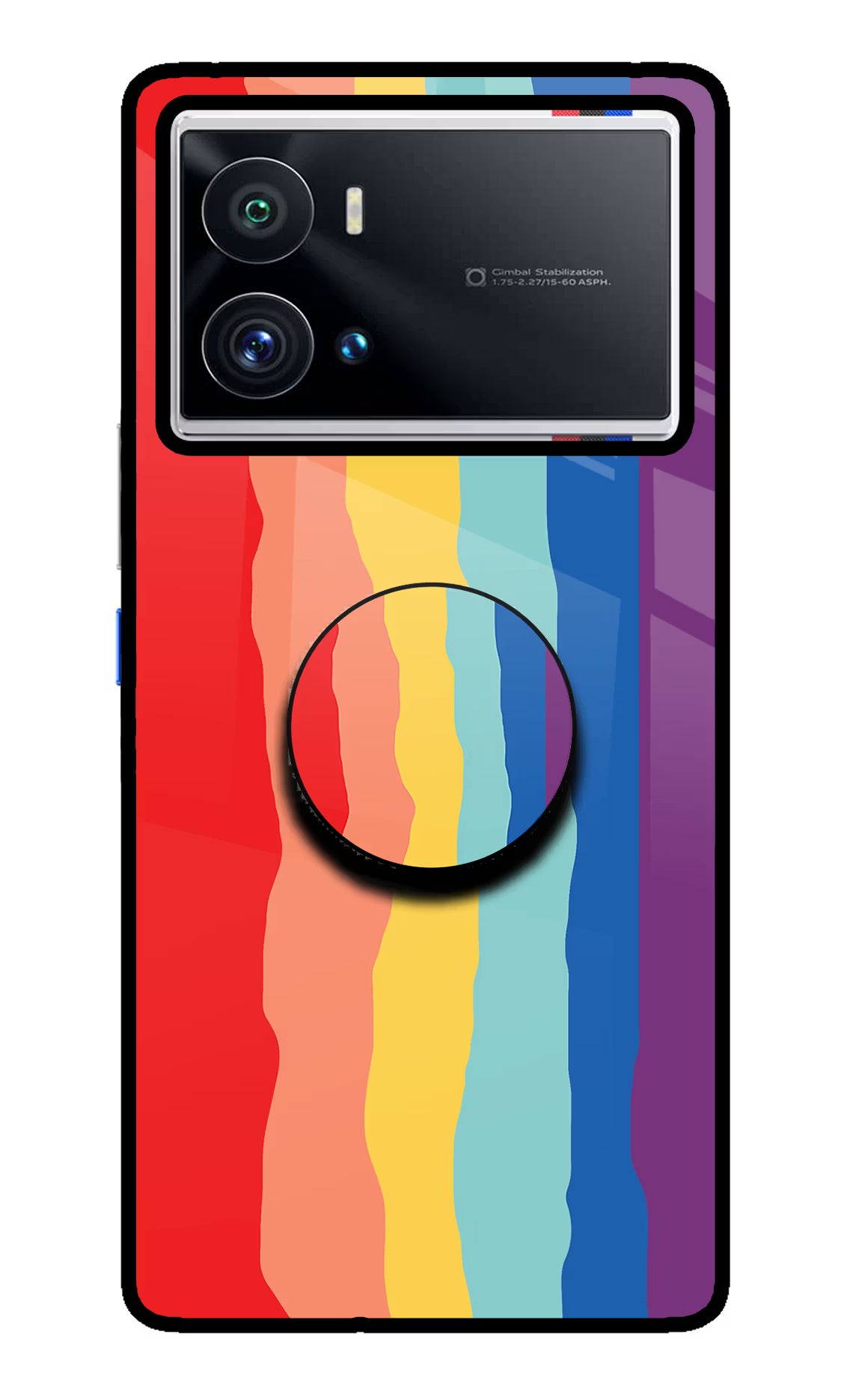 Rainbow iQOO 9 Pro 5G Pop Case - Rainbow iQOO 9 Pro 5G Pop Case by Casekaro Rainbow iQOO 9 Pro 5G Pop Case by Casekaro
