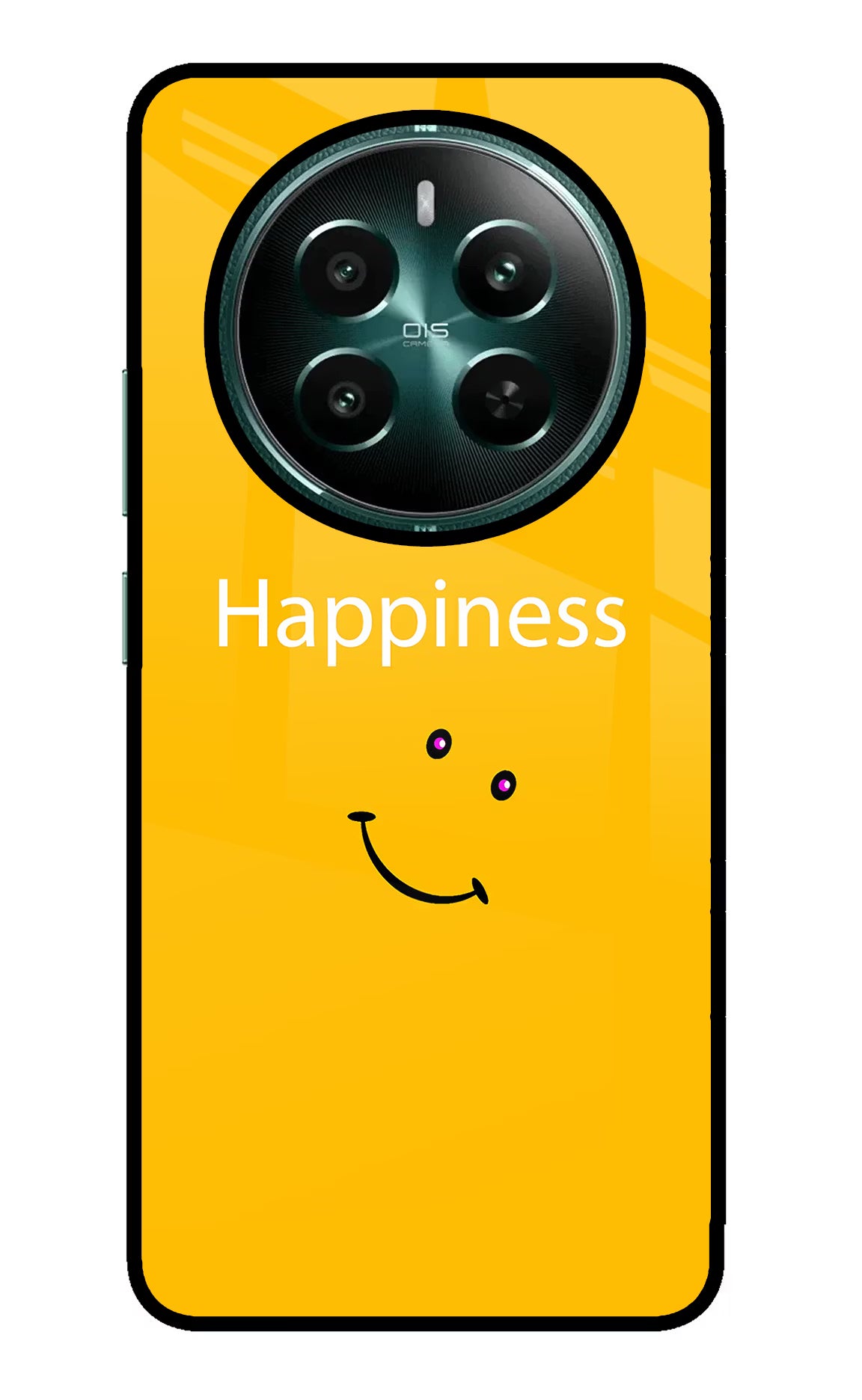 Happiness With Smiley Realme Narzo 70 5G/70 Pro 5G Back Cover - Happiness With Smiley Realme Narzo 70 5G/70 Pro 5G Glass Case Back Cover by Casekaro Happiness With Smiley Realme Narzo 70 5G/70 Pro 5G Glass Case Back Cover by Casekaro