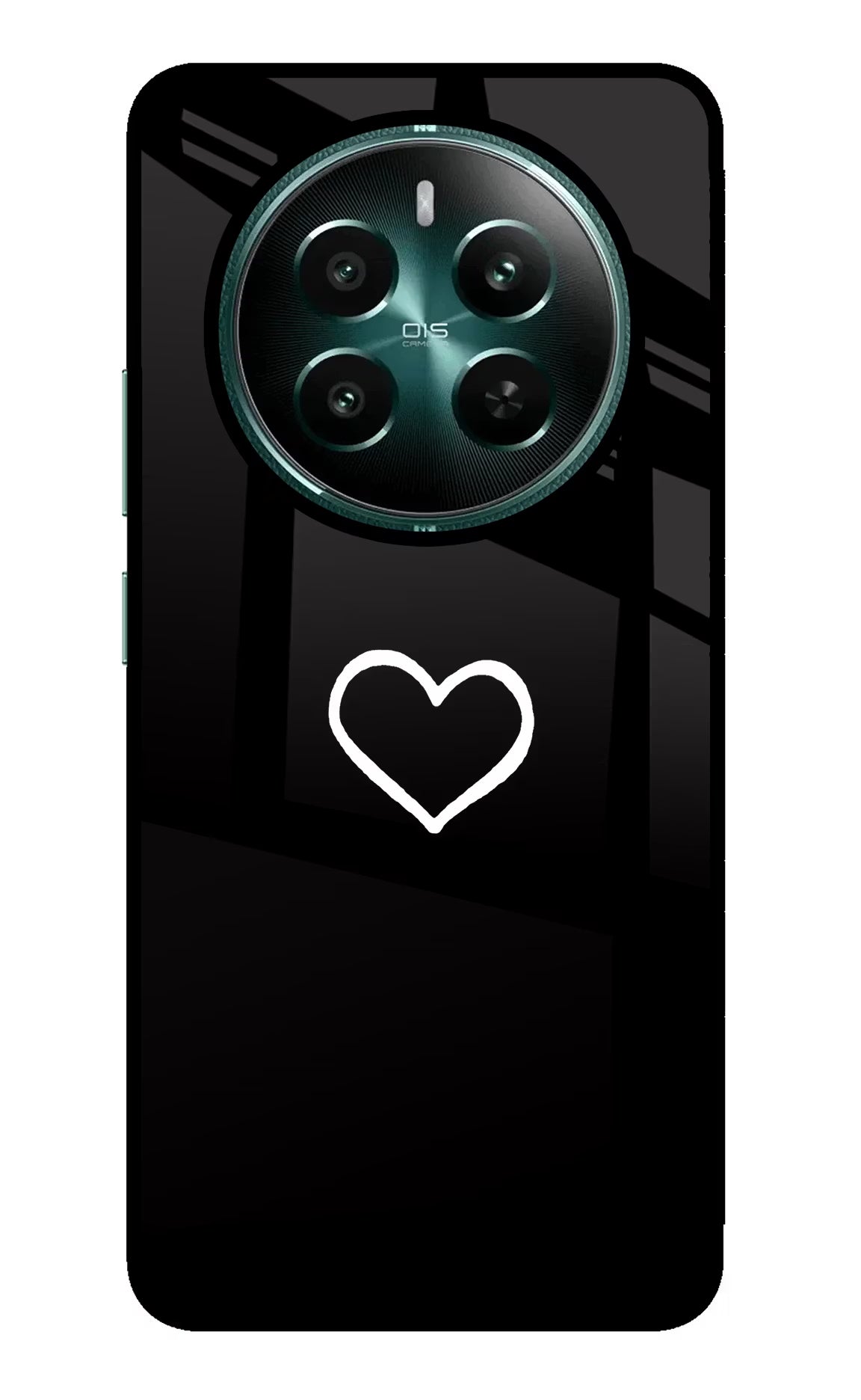 Heart Realme Narzo 70 5G/70 Pro 5G Glass Case - Heart Realme Narzo 70 5G/70 Pro 5G Glass Case Heart Realme Narzo 70 5G/70 Pro 5G Glass Case