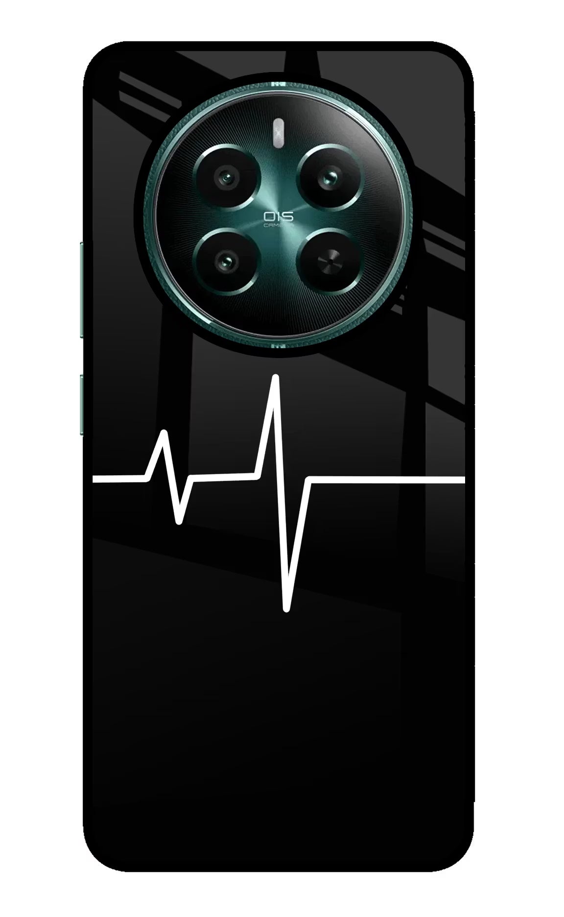 Heart Beats Realme Narzo 70 5G/70 Pro 5G Back Cover - Heart Beats Realme Narzo 70 5G/70 Pro 5G Glass Case Back Cover by Casekaro Heart Beats Realme Narzo 70 5G/70 Pro 5G Glass Case Back Cover by Casekaro