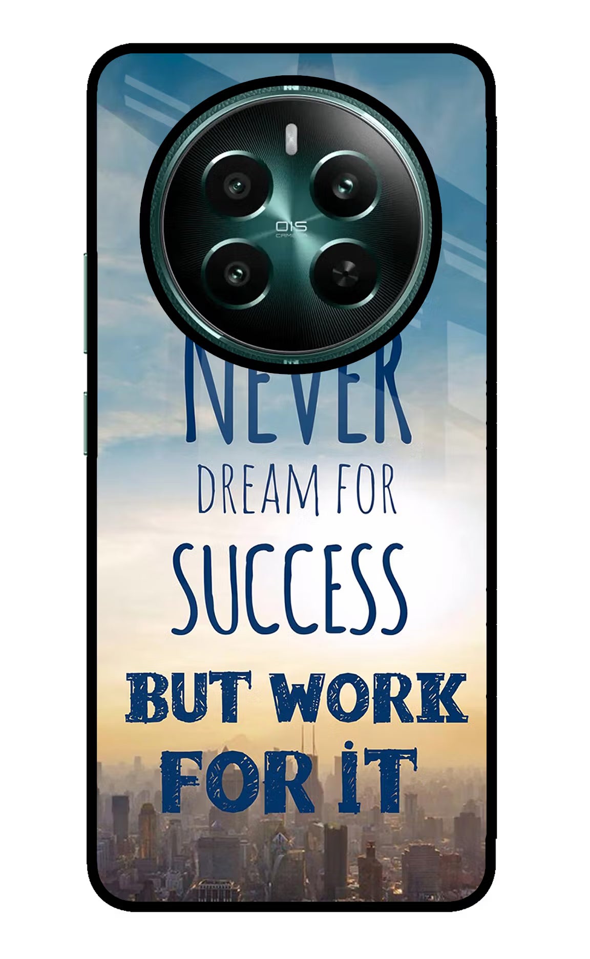 Never Dream For Success But Work For It Realme Narzo 70 5G/70 Pro 5G Glass Case - Never Dream For Success But Work For It Realme Narzo 70 5G/70 Pro 5G Glass Case Never Dream For Success But Work For It Realme Narzo 70 5G/70 Pro 5G Glass Case