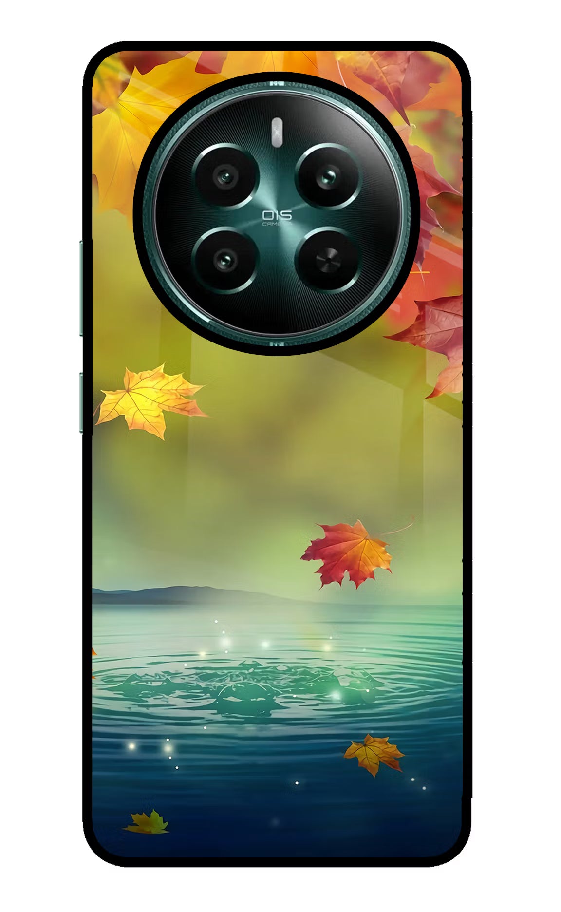 Flowers Realme Narzo 70 5G/70 Pro 5G Glass Case - Flowers Realme Narzo 70 5G/70 Pro 5G Glass Case Flowers Realme Narzo 70 5G/70 Pro 5G Glass Case