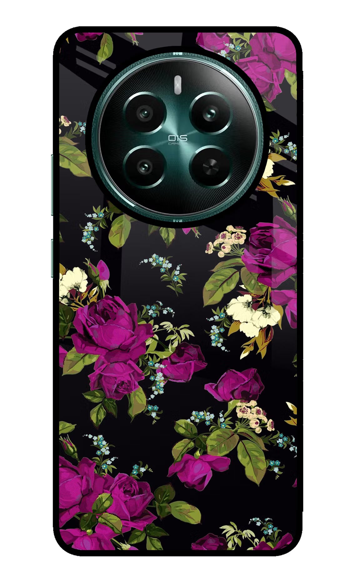 Flowers Realme Narzo 70 5G/70 Pro 5G Back Cover - Flowers Realme Narzo 70 5G/70 Pro 5G Glass Case Back Cover by Casekaro Flowers Realme Narzo 70 5G/70 Pro 5G Glass Case Back Cover by Casekaro