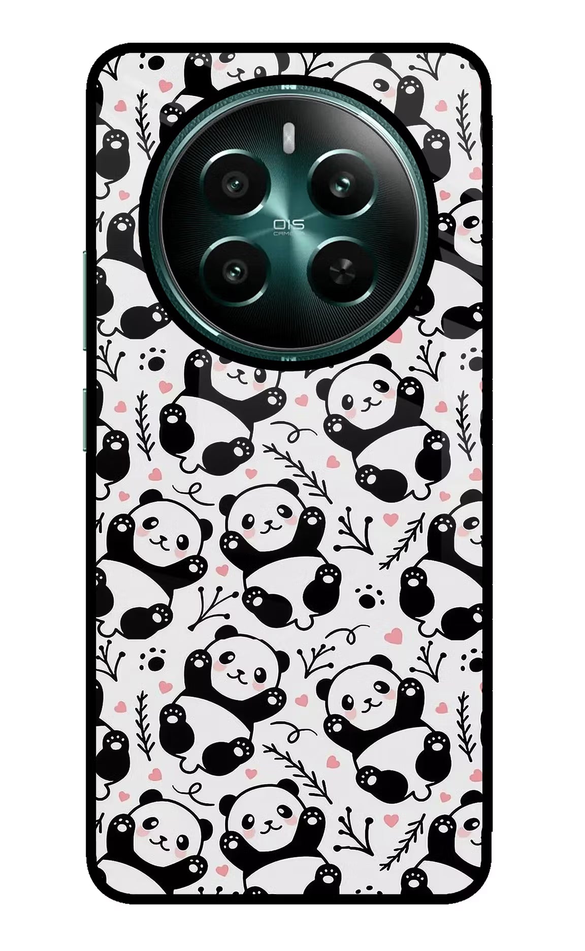 Cute Panda Realme Narzo 70 5G/70 Pro 5G Glass Case - Cute Panda Realme Narzo 70 5G/70 Pro 5G Glass Case Cute Panda Realme Narzo 70 5G/70 Pro 5G Glass Case