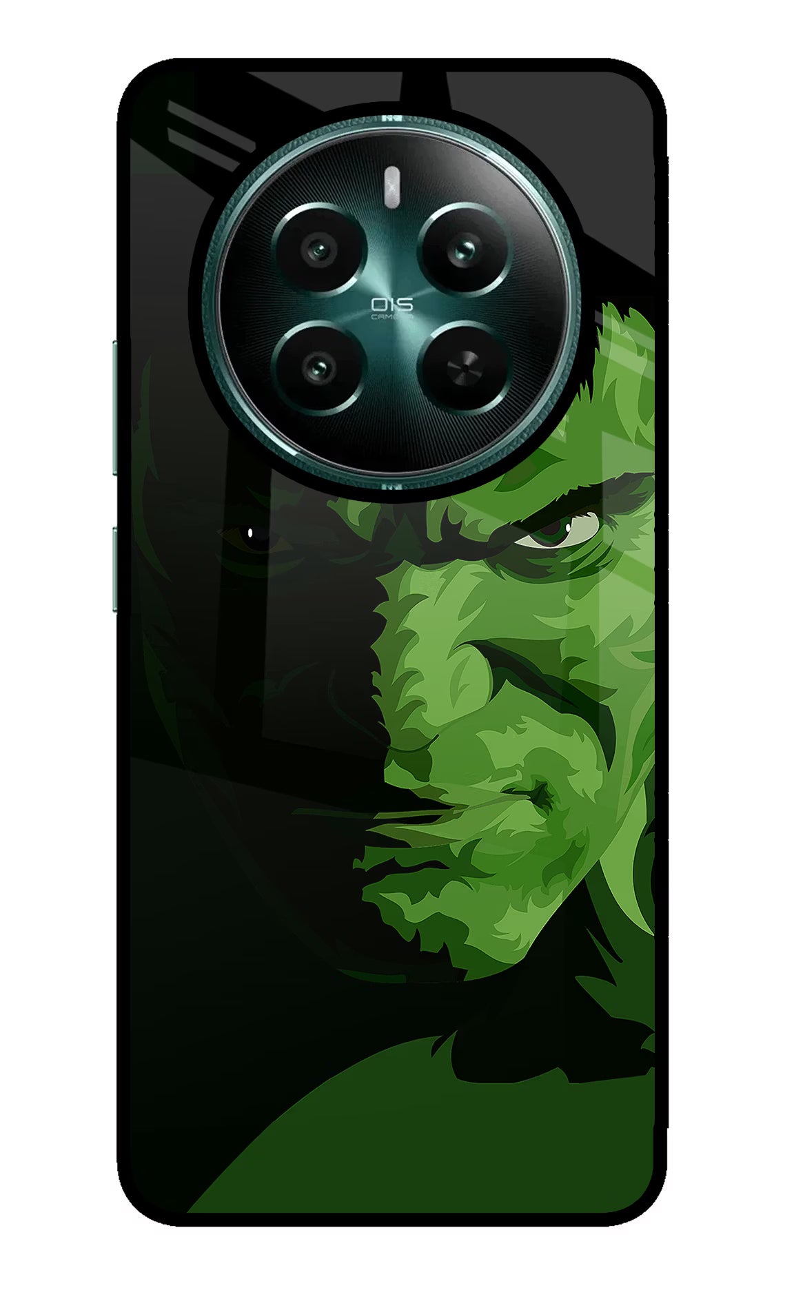 HULK Realme Narzo 70 5G/70 Pro 5G Back Cover - HULK Realme Narzo 70 5G/70 Pro 5G Glass Case Back Cover by Casekaro HULK Realme Narzo 70 5G/70 Pro 5G Glass Case Back Cover by Casekaro