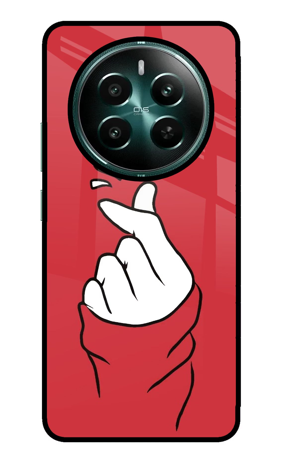 Korean Love Sign Realme Narzo 70 5G/70 Pro 5G Glass Case - Korean Love Sign Realme Narzo 70 5G/70 Pro 5G Glass Case Korean Love Sign Realme Narzo 70 5G/70 Pro 5G Glass Case