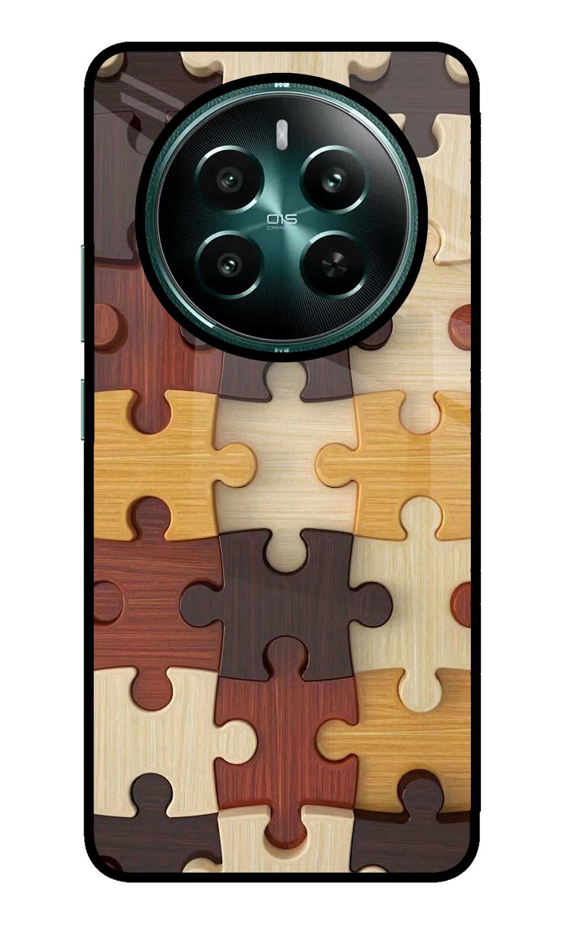 Wooden Puzzle Realme Narzo 70 5G/70 Pro 5G Glass Case - Wooden Puzzle Realme Narzo 70 5G/70 Pro 5G Glass Case Wooden Puzzle Realme Narzo 70 5G/70 Pro 5G Glass Case