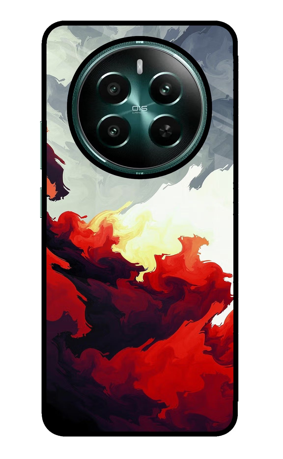 Fire Cloud Realme Narzo 70 5G/70 Pro 5G Glass Case - Fire Cloud Realme Narzo 70 5G/70 Pro 5G Glass Case Fire Cloud Realme Narzo 70 5G/70 Pro 5G Glass Case