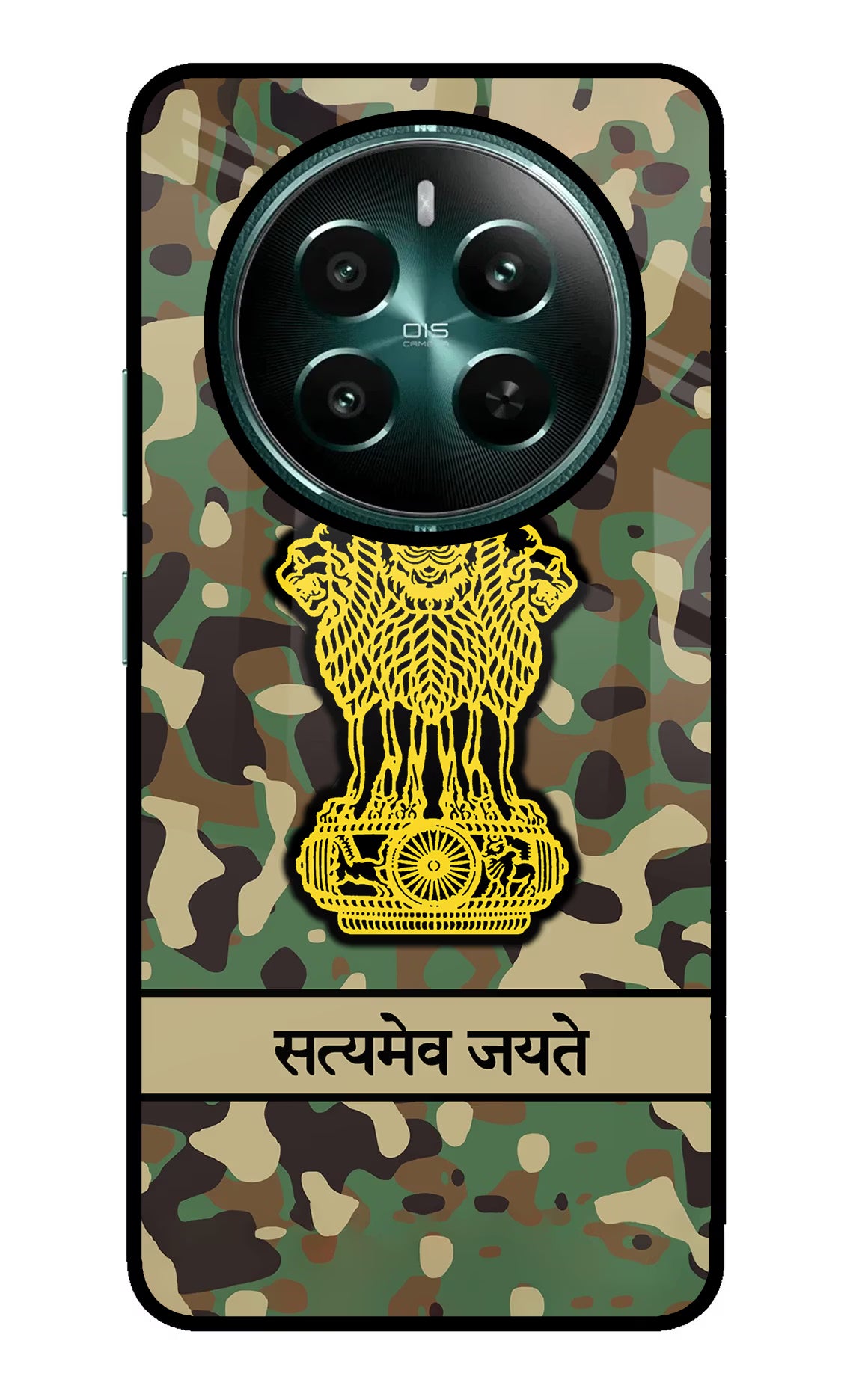 Satyamev Jayate Army Realme Narzo 70 5G/70 Pro 5G Glass Case - Satyamev Jayate Army Realme Narzo 70 5G/70 Pro 5G Glass Case Satyamev Jayate Army Realme Narzo 70 5G/70 Pro 5G Glass Case