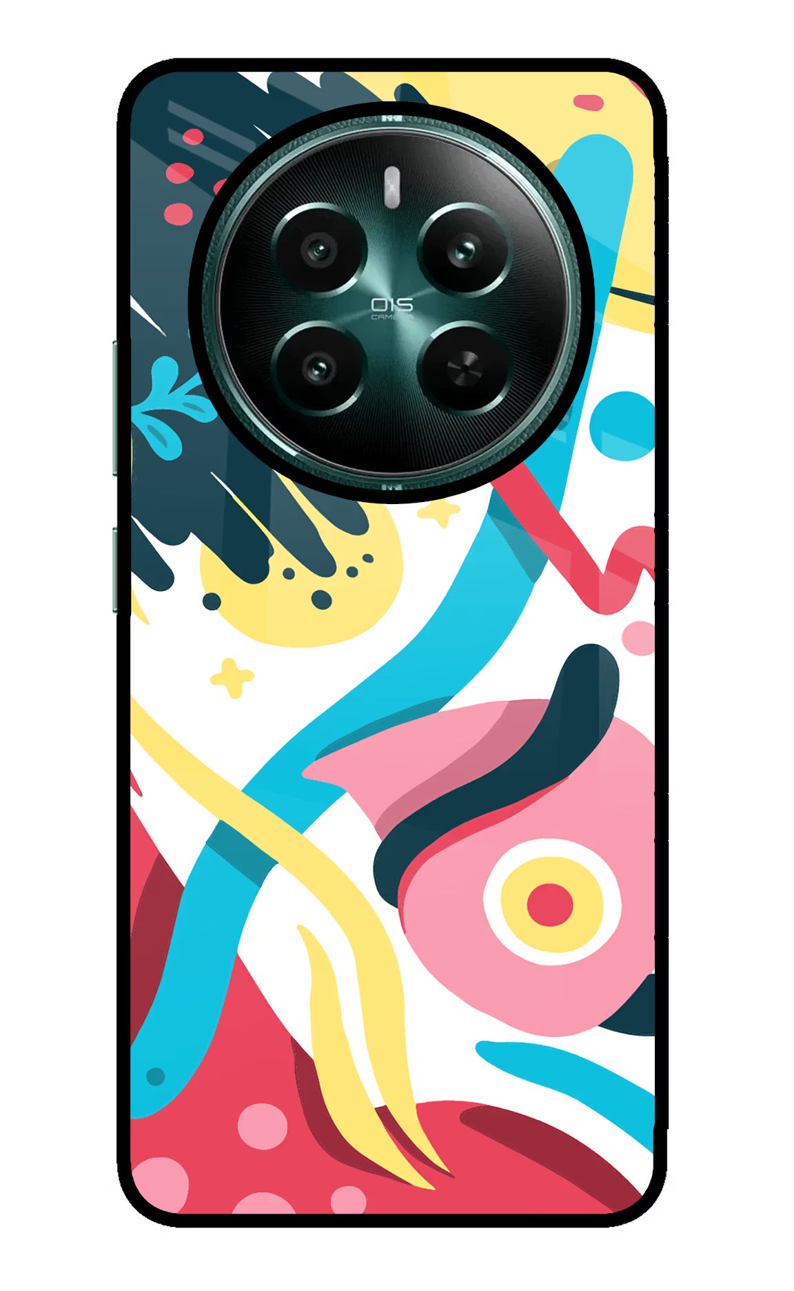 Trippy Realme Narzo 70 5G/70 Pro 5G Back Cover - Trippy Realme Narzo 70 5G/70 Pro 5G Glass Case Back Cover by Casekaro Trippy Realme Narzo 70 5G/70 Pro 5G Glass Case Back Cover by Casekaro