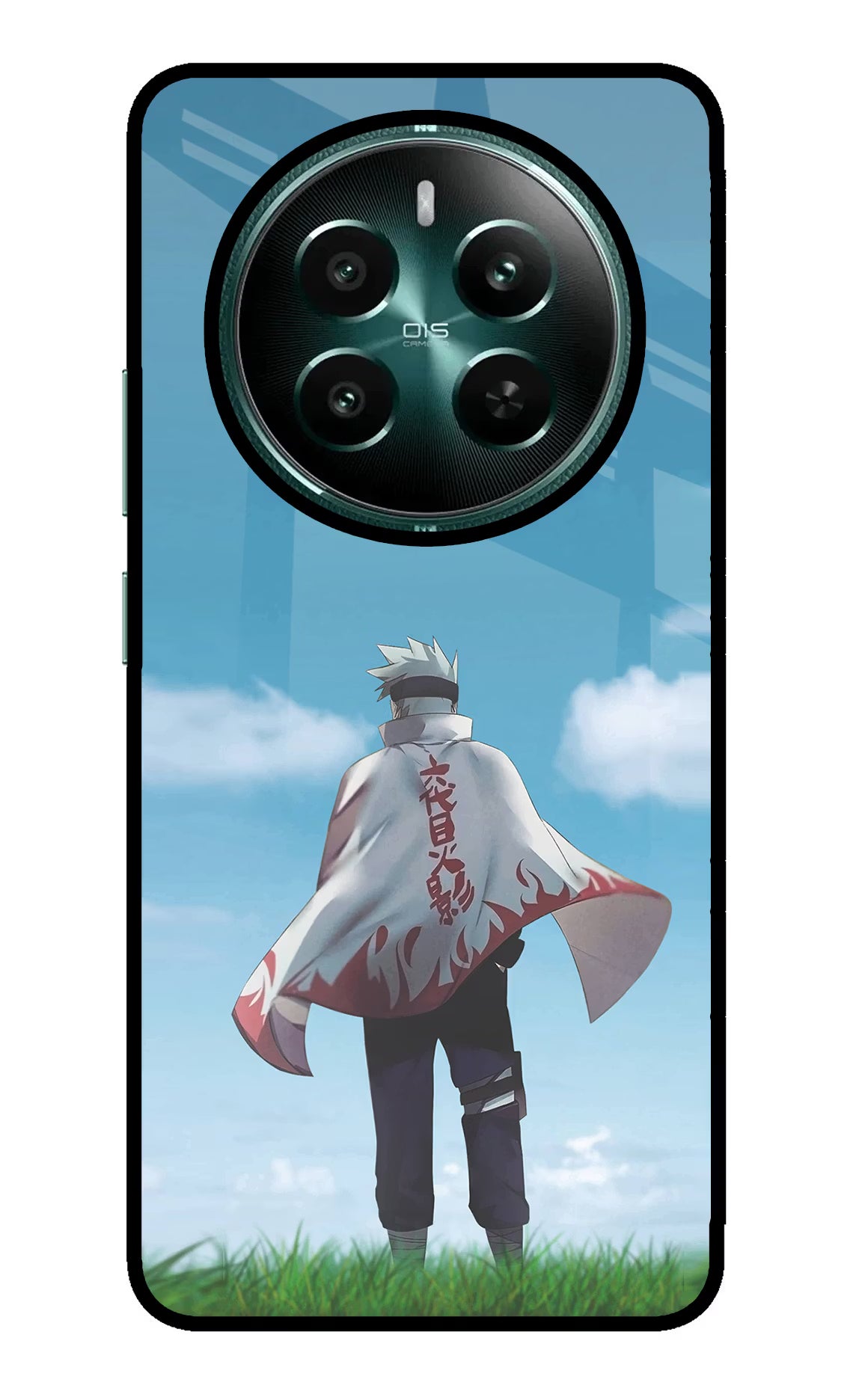 Kakashi Realme Narzo 70 5G/70 Pro 5G Back Cover - Kakashi Realme Narzo 70 5G/70 Pro 5G Glass Case Back Cover by Casekaro Kakashi Realme Narzo 70 5G/70 Pro 5G Glass Case Back Cover by Casekaro