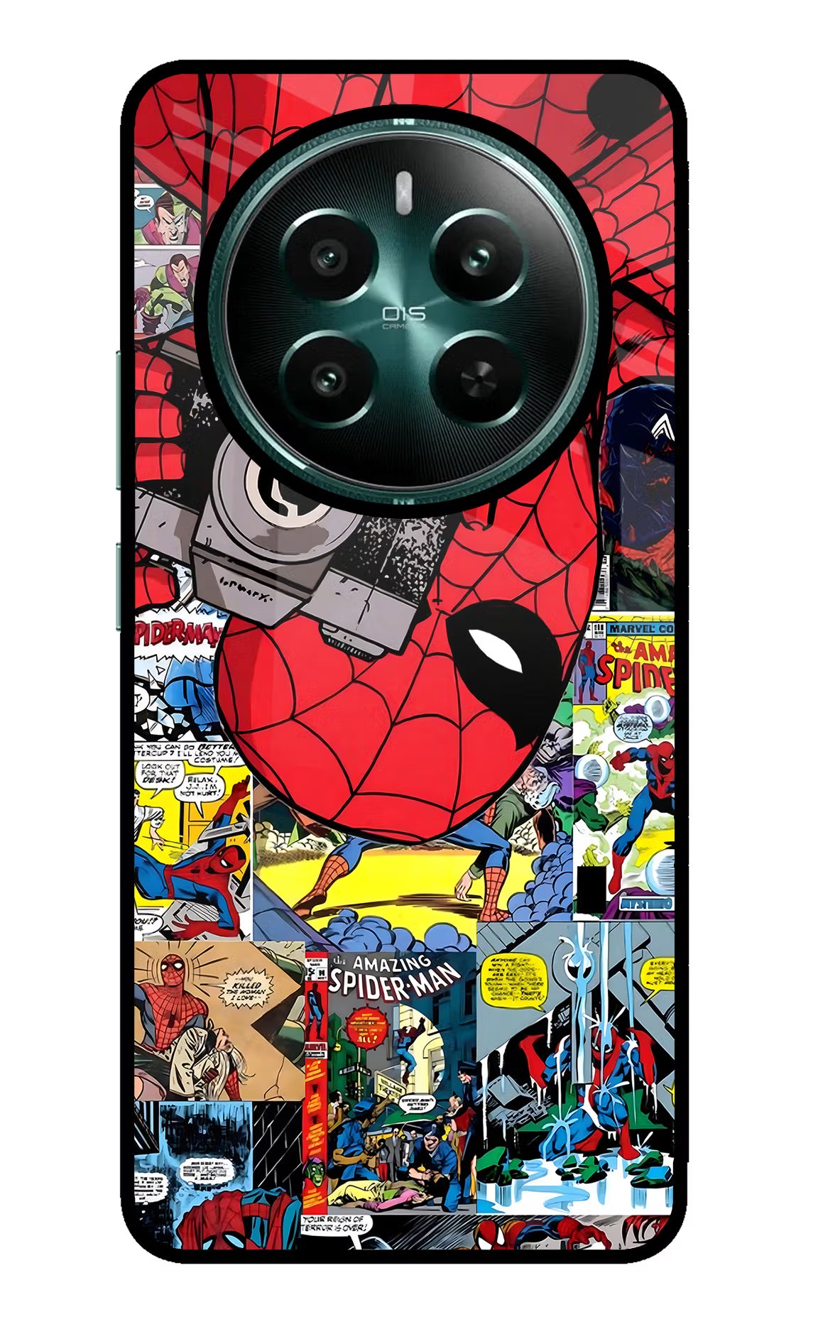 Spider Man Realme Narzo 70 5G/70 Pro 5G Glass Case - Spider Man Realme Narzo 70 5G/70 Pro 5G Glass Case Spider Man Realme Narzo 70 5G/70 Pro 5G Glass Case