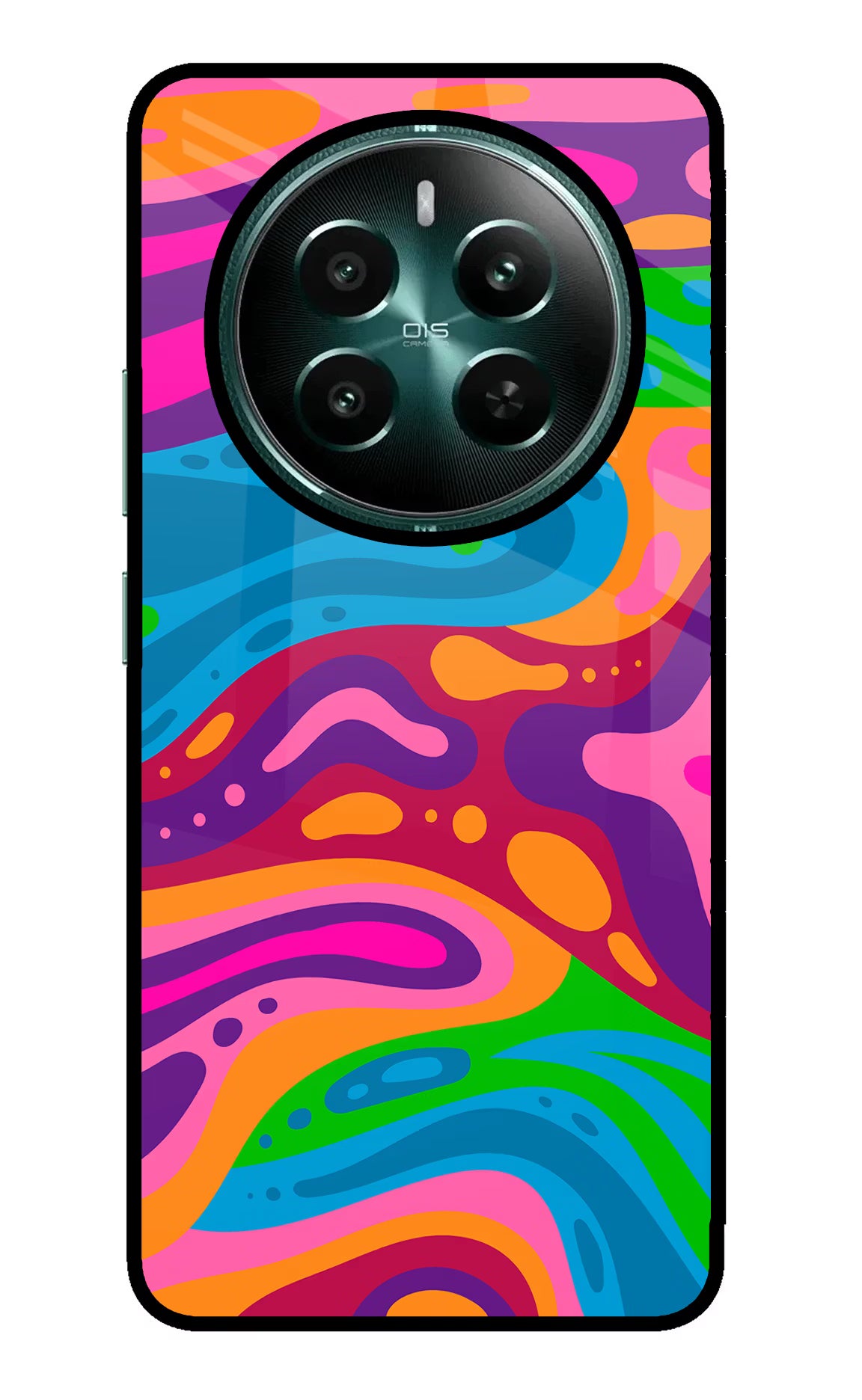 Trippy Pattern Realme Narzo 70 5G/70 Pro 5G Back Cover - Trippy Pattern Realme Narzo 70 5G/70 Pro 5G Glass Case Back Cover by Casekaro Trippy Pattern Realme Narzo 70 5G/70 Pro 5G Glass Case Back Cover by Casekaro