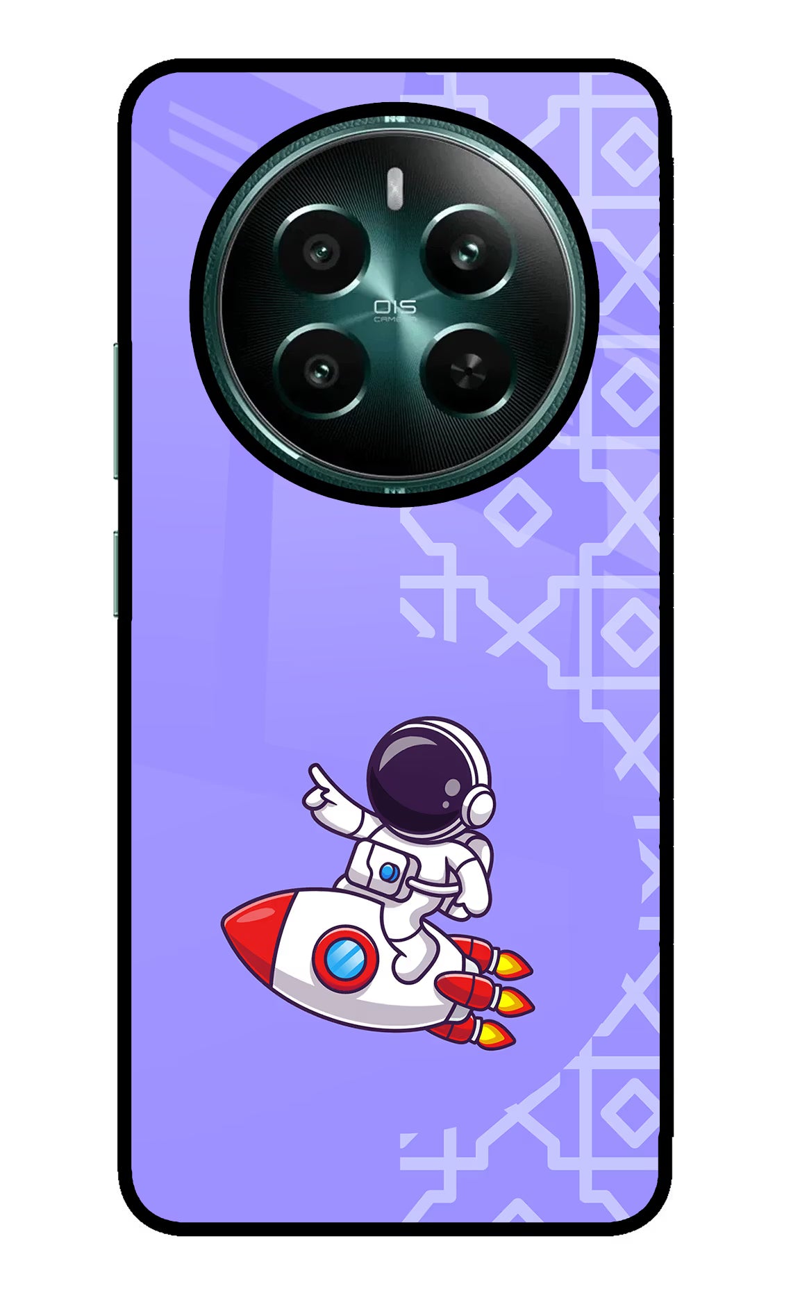Cute Astronaut Realme Narzo 70 5G/70 Pro 5G Glass Case - Cute Astronaut Realme Narzo 70 5G/70 Pro 5G Glass Case Cute Astronaut Realme Narzo 70 5G/70 Pro 5G Glass Case