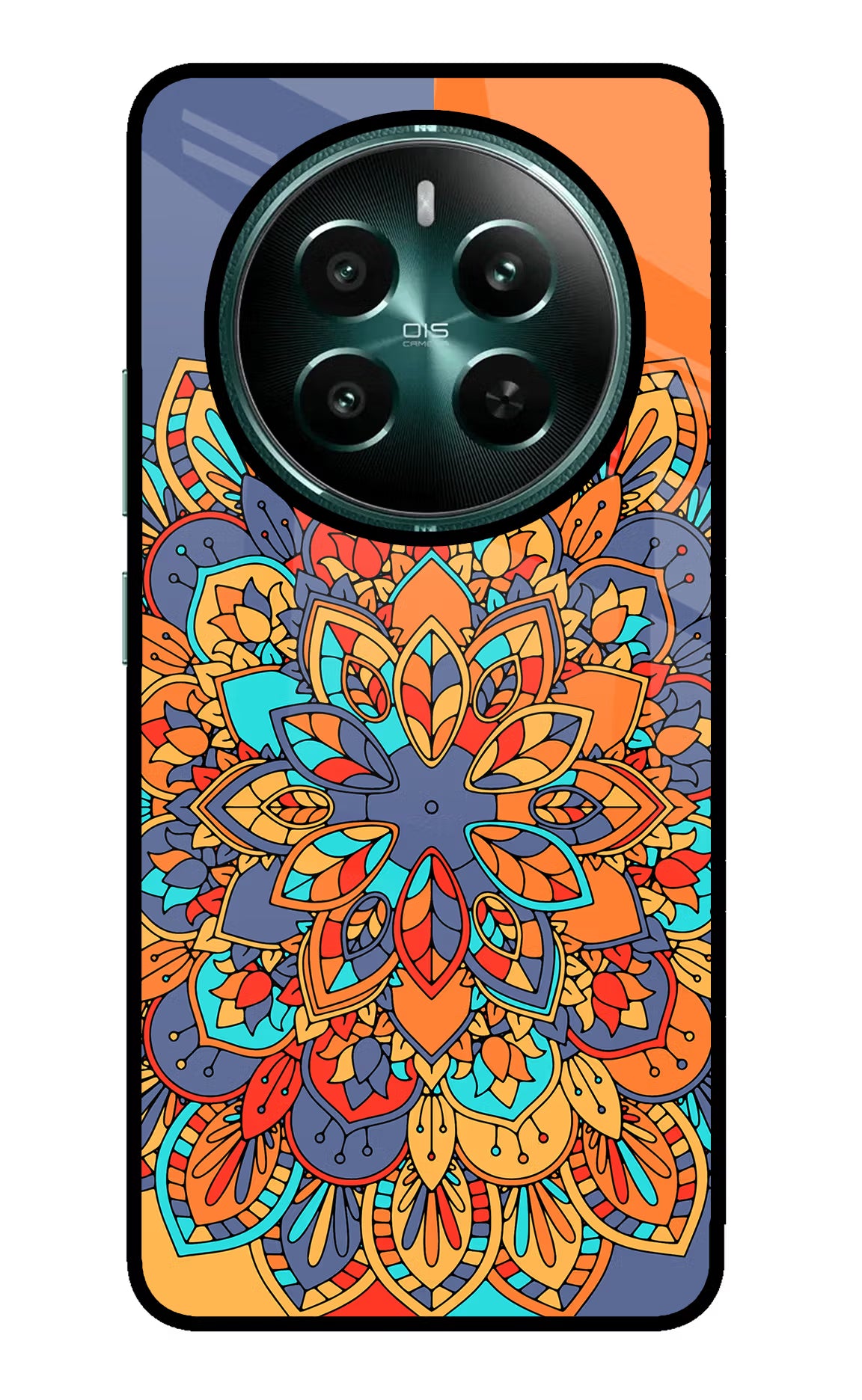 Color Mandala Realme Narzo 70 5G/70 Pro 5G Back Cover - Color Mandala Realme Narzo 70 5G/70 Pro 5G Glass Case Back Cover by Casekaro Color Mandala Realme Narzo 70 5G/70 Pro 5G Glass Case Back Cover by Casekaro