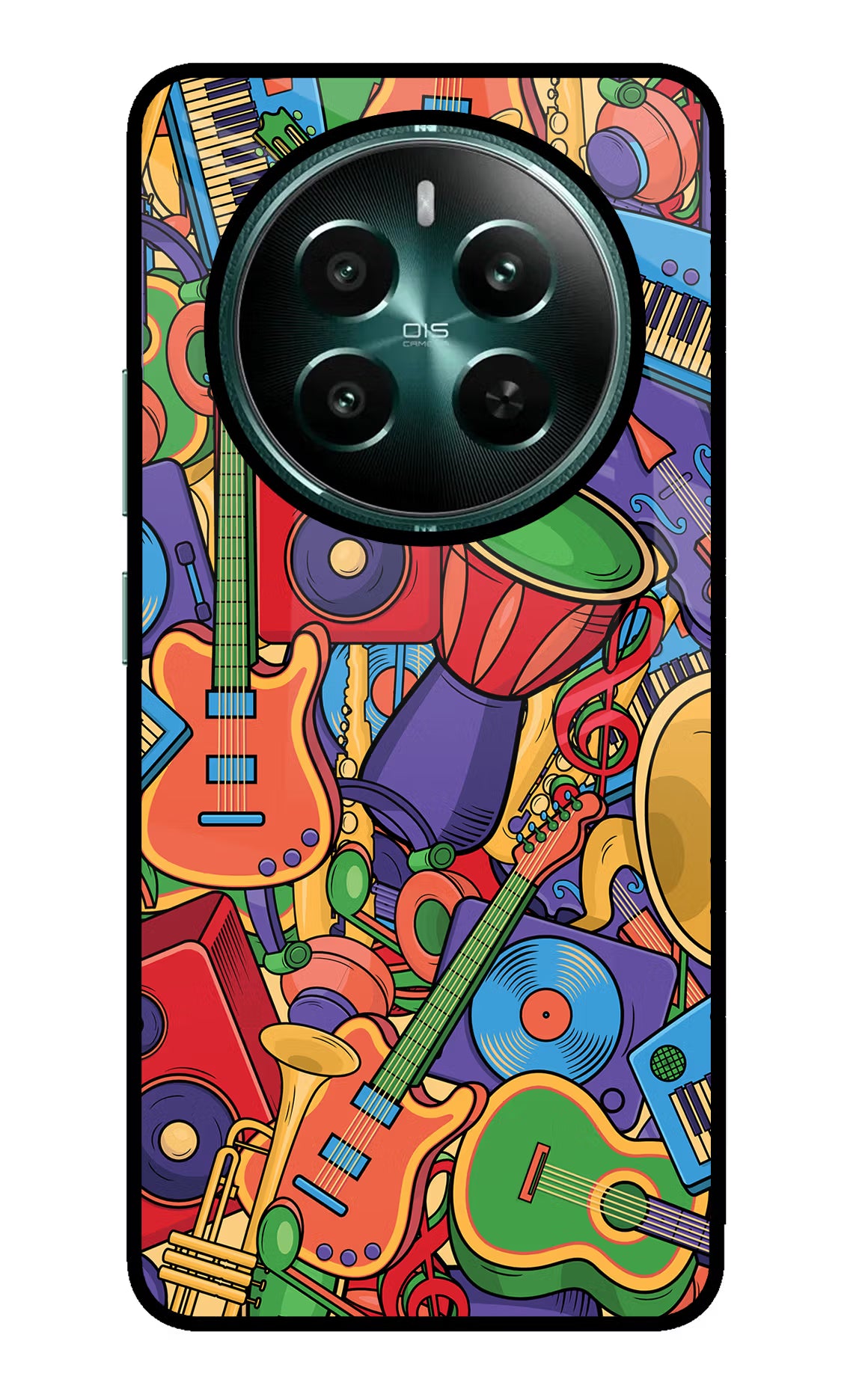 Music Instrument Doodle Realme Narzo 70 5G/70 Pro 5G Glass Case - Music Instrument Doodle Realme Narzo 70 5G/70 Pro 5G Glass Case Music Instrument Doodle Realme Narzo 70 5G/70 Pro 5G Glass Case