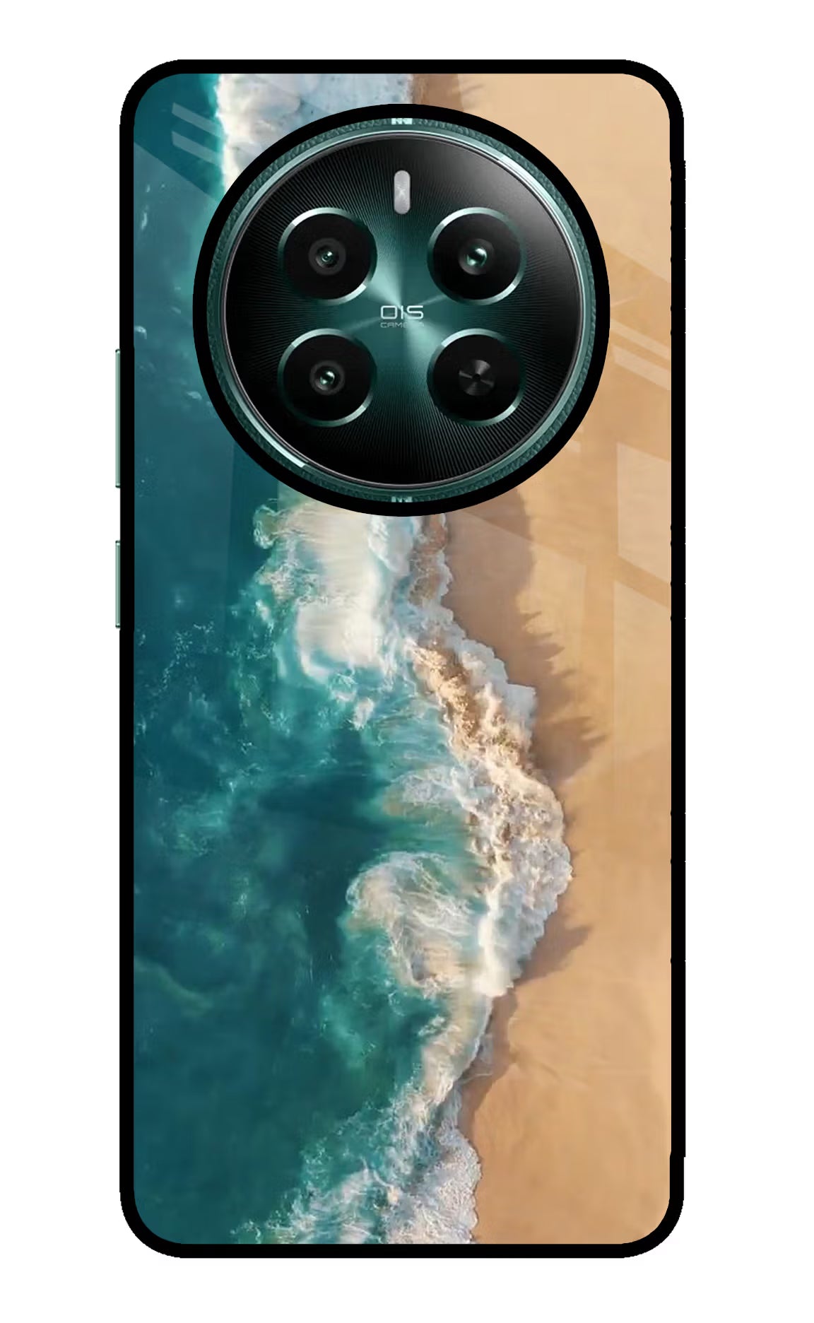 Ocean Beach Realme Narzo 70 5G/70 Pro 5G Glass Case - Ocean Beach Realme Narzo 70 5G/70 Pro 5G Glass Case Ocean Beach Realme Narzo 70 5G/70 Pro 5G Glass Case