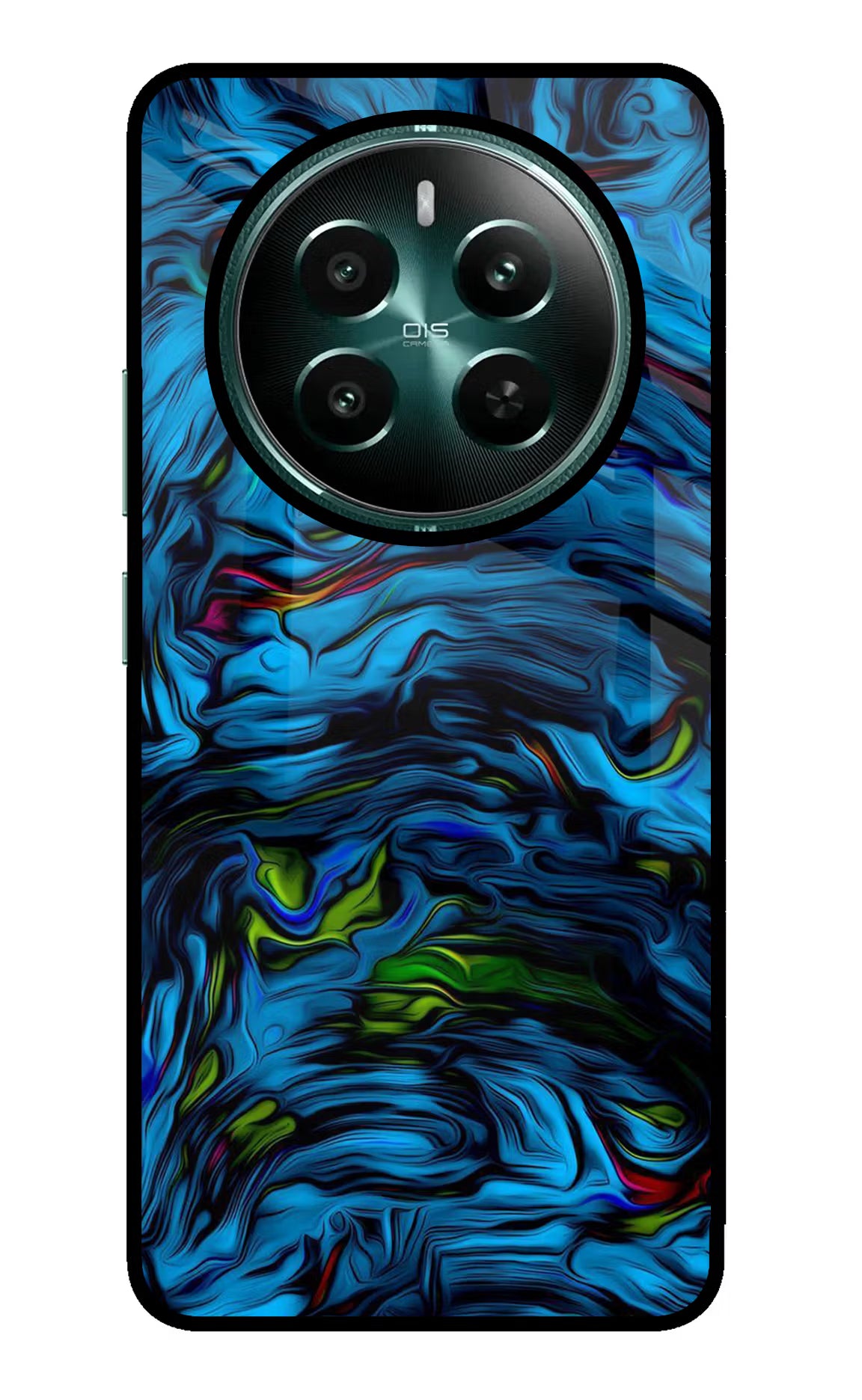 Dark Blue Abstract Realme Narzo 70 5G/70 Pro 5G Glass Case - Dark Blue Abstract Realme Narzo 70 5G/70 Pro 5G Glass Case Dark Blue Abstract Realme Narzo 70 5G/70 Pro 5G Glass Case